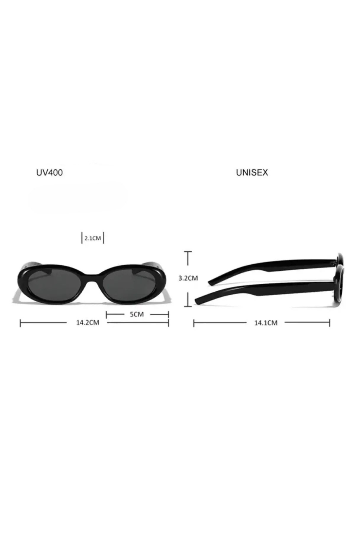 Eyesofia Uovo Oval Vintage Unisex Model Güneş Gözlüğü görsel 4