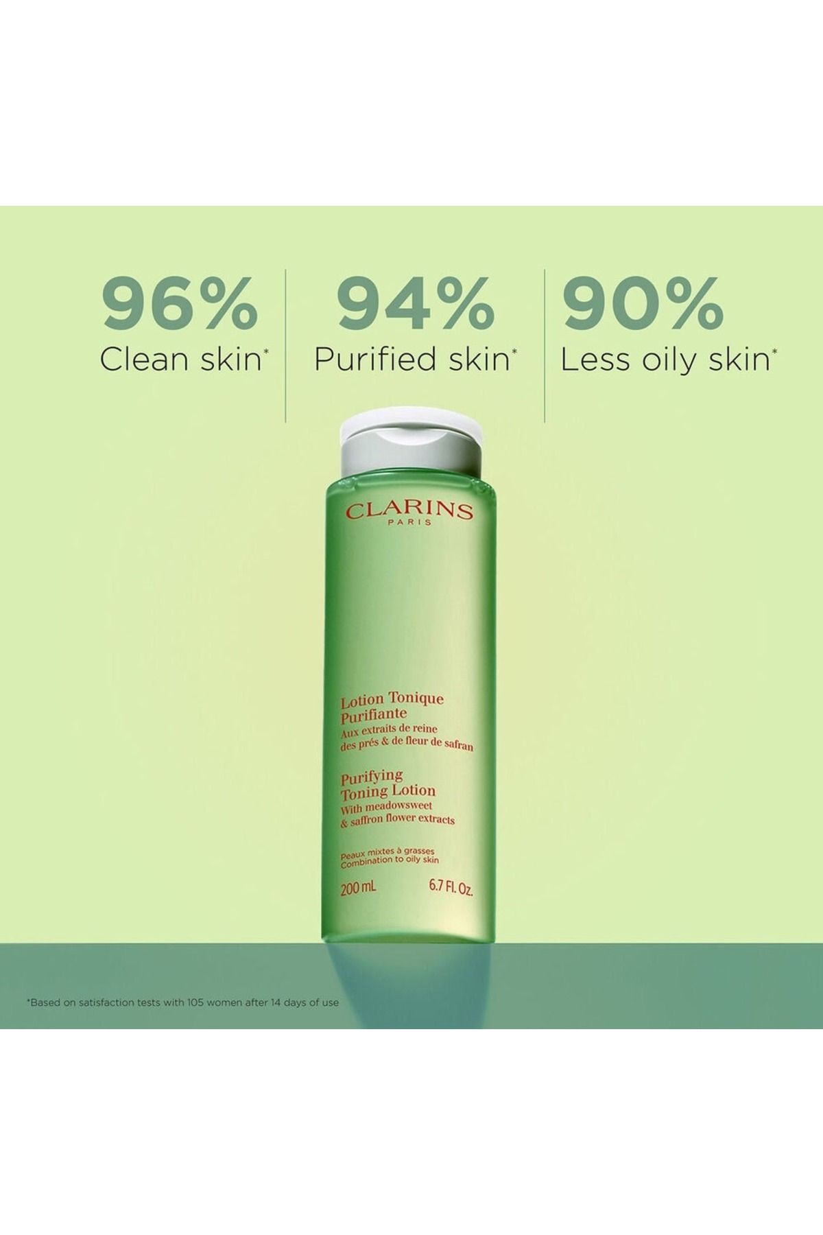 Clarins-Purifying Toning Lotion with Meadowsweet & Saffron Flower Extracts 200ml 3