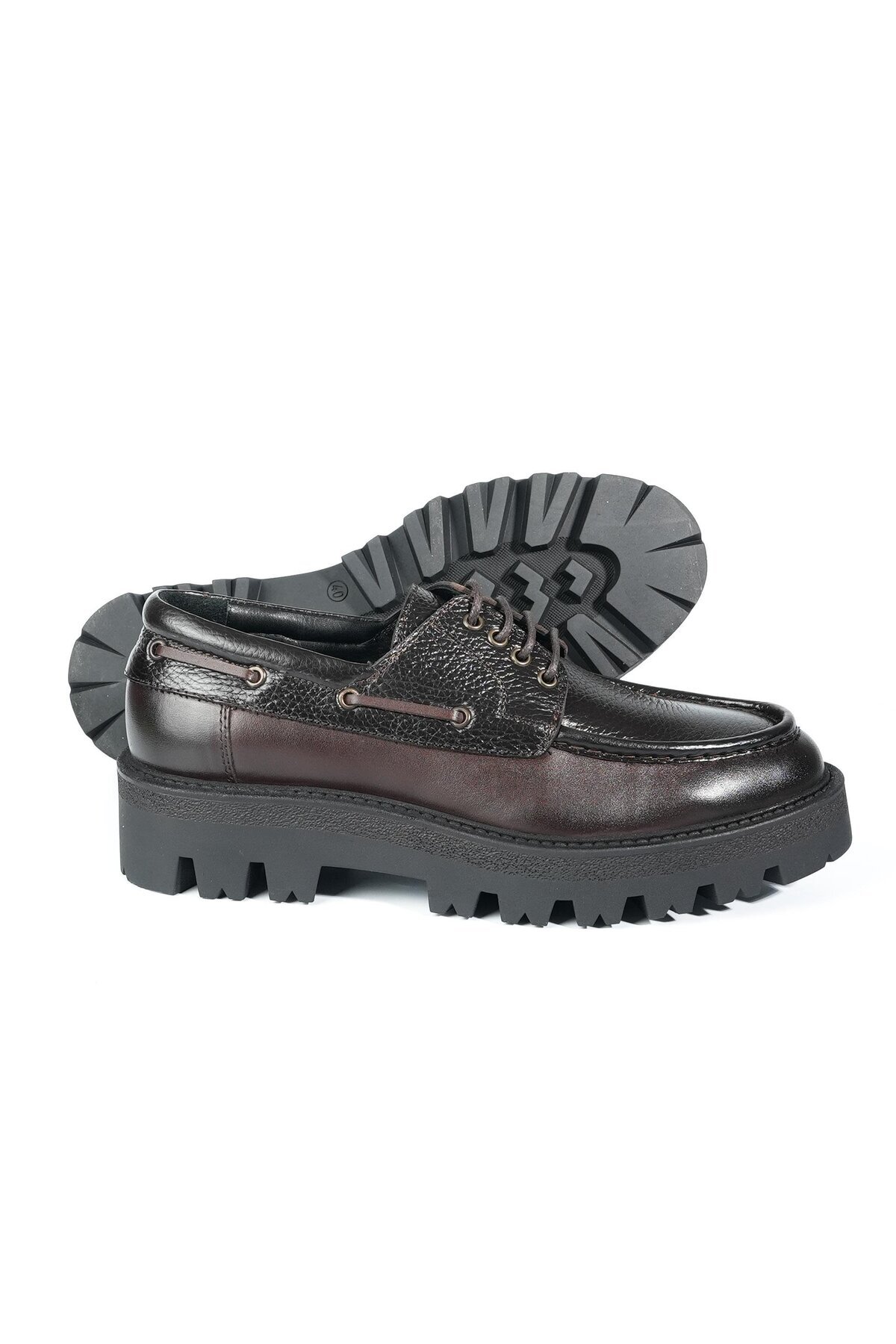 TETRİ-Pantofi casual maro pentru bărbați, model Ortega, din piele naturală 2