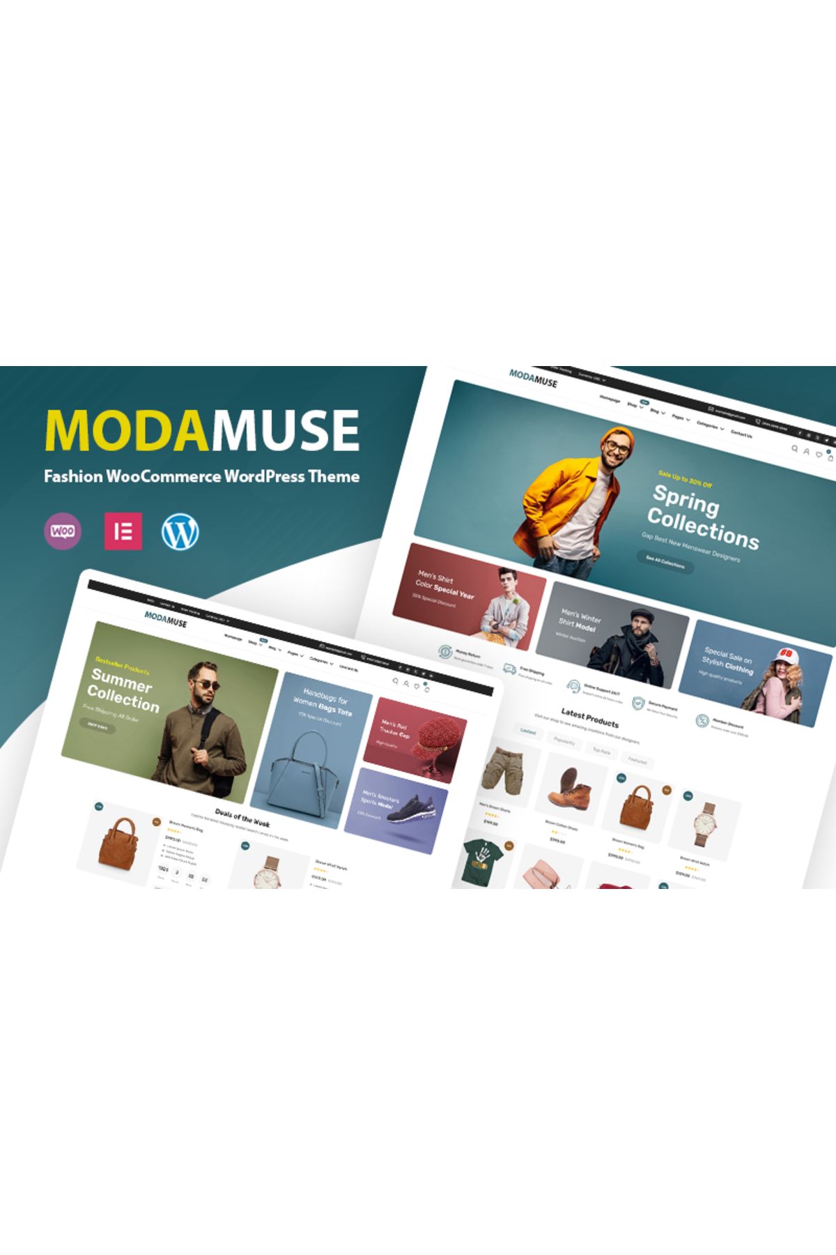 hemen tasarım ModaMuse - Fashion WooCommerce WordPress Teması