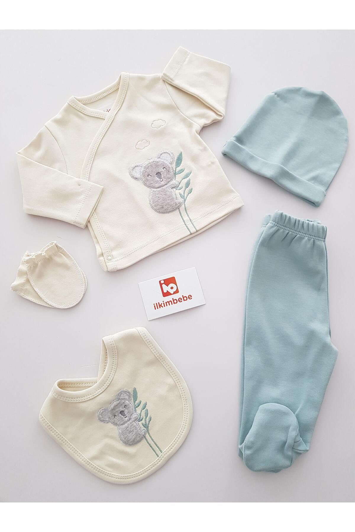 ilkimbebe Koala 5li Yenidoğan Bebek Hastane Çıkışı Seti