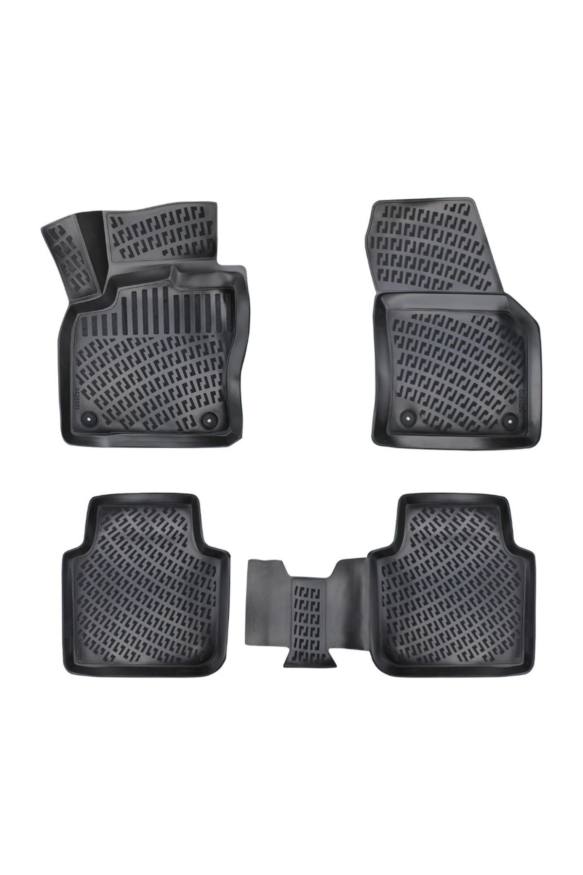 Umbrella Set Covorase Auto Cauciuc Umbrella Pentru Vw Tiguan (ii) All Space(lwb) 2016- - One Size
