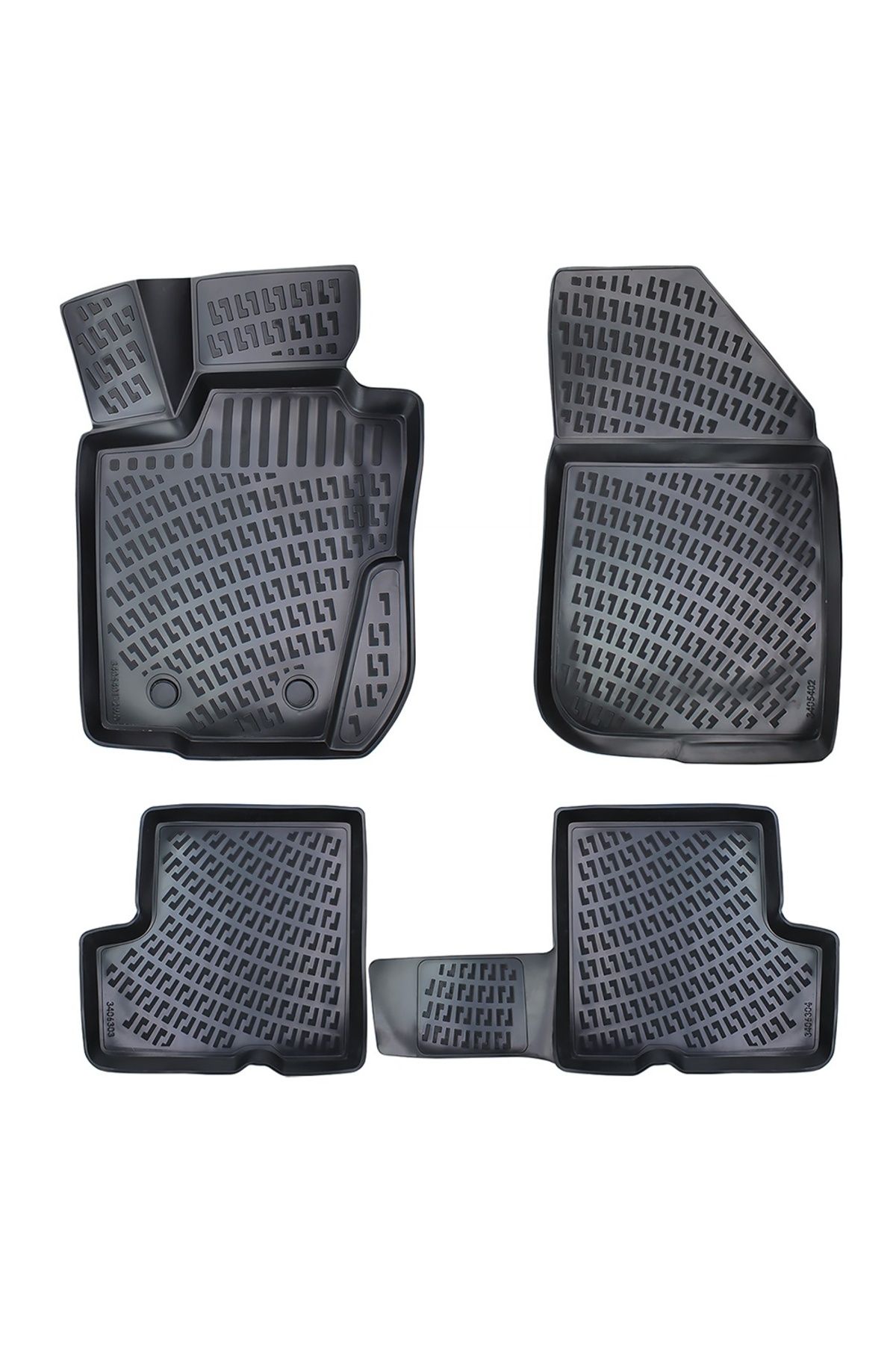 Umbrella Set Covorase Auto Cauciuc Umbrella Pentru Dacia Duster 4x2 2017- - One Size