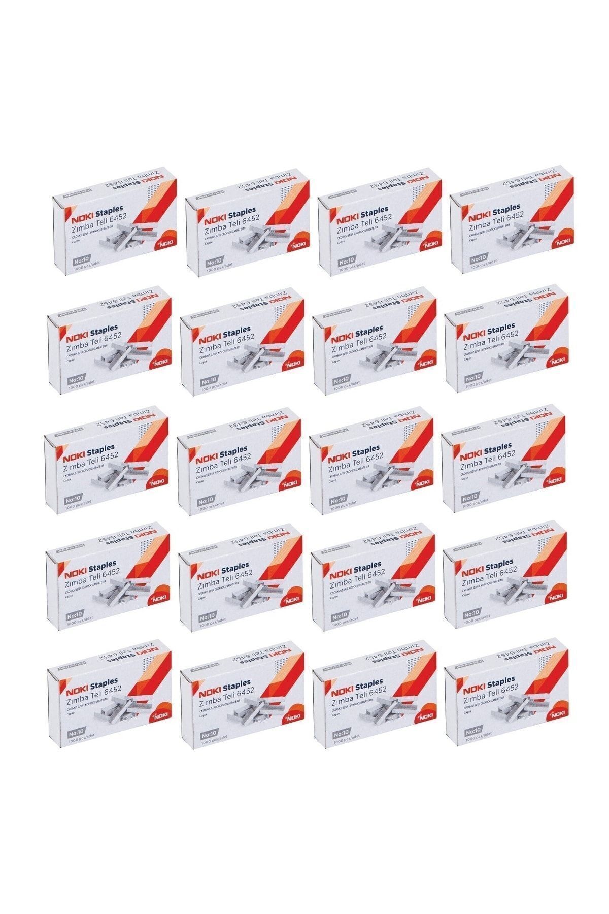 Noki Küçük Beyaz Zımba Teli No:10 1000'li X 20 Paket