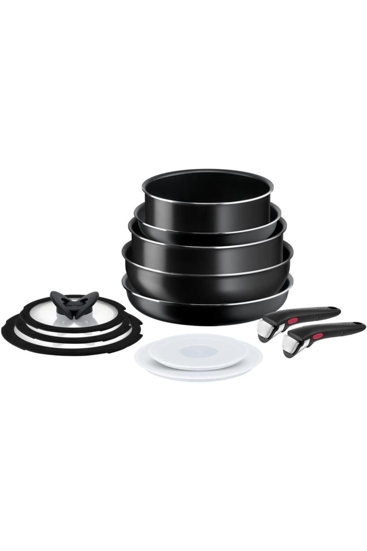 KDROĞLU plamystical L15392 Ingenio Titanyum 1X SimpleCook Büyük Tava ve Tencere Seti 12 Parça - 210012553