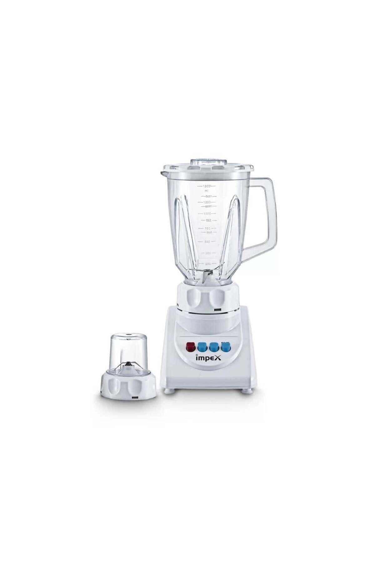 İMPEX-Blender 2 In 1 Mixer Grinder, Powerful Motor, Speed Control With Pulse, 1.4 L 400 W - Bl3501 3