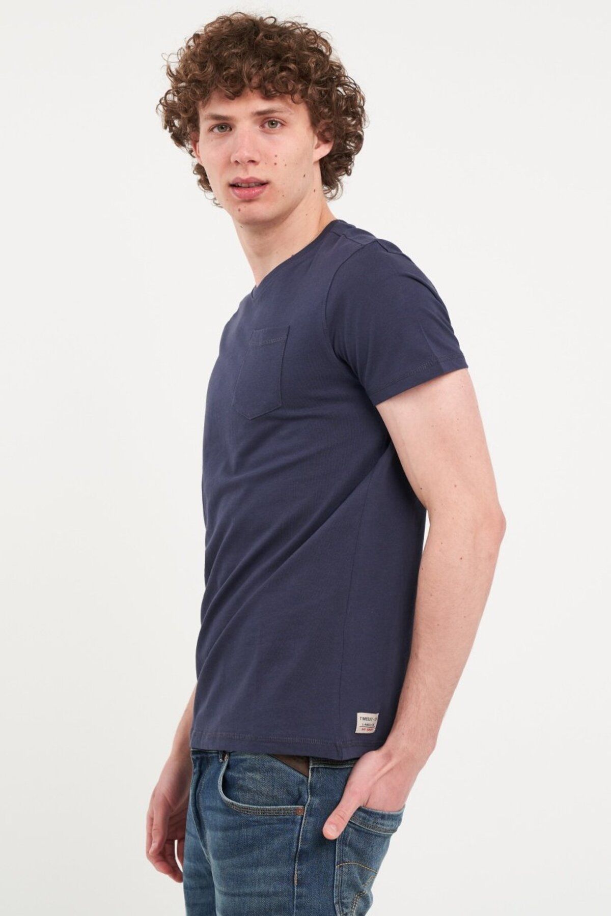 Timeout-Men's solid color T-shirt 5