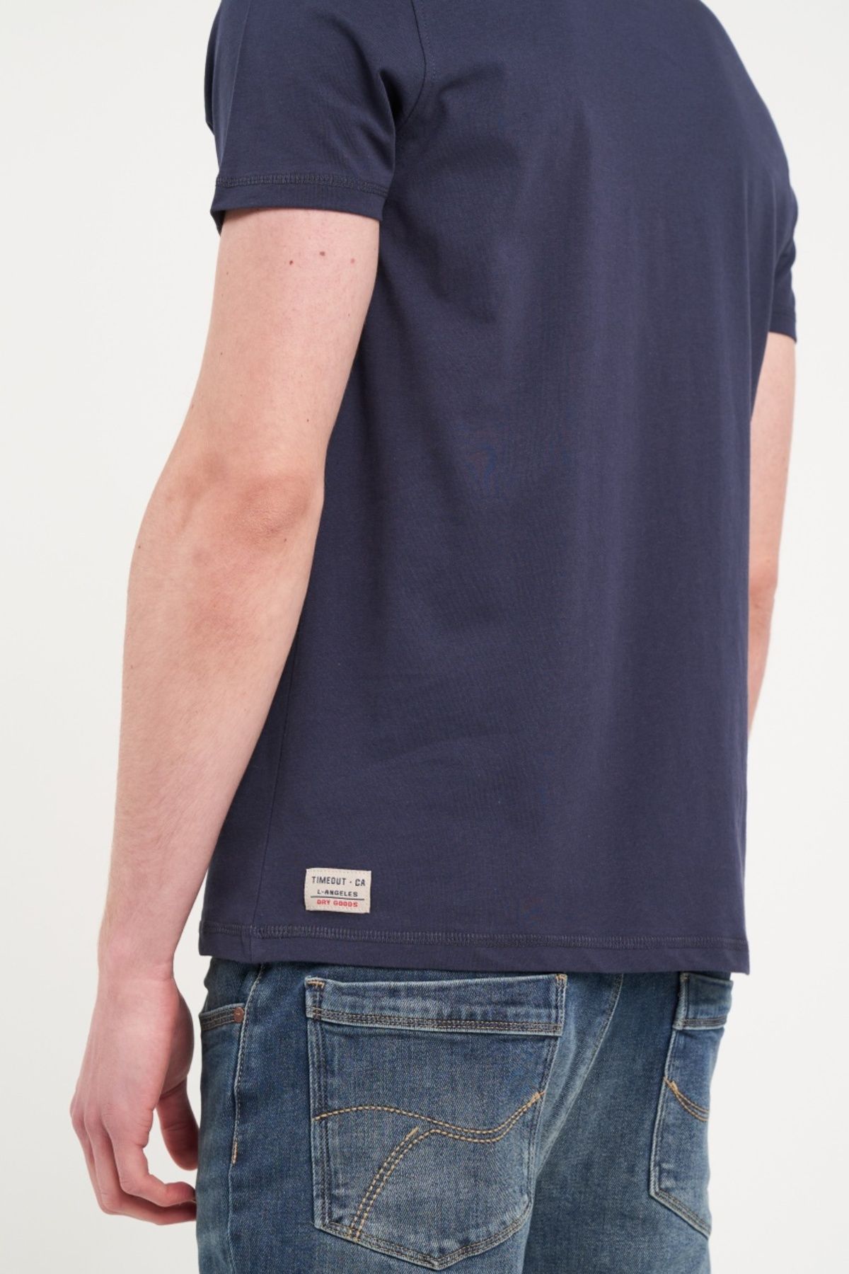 Timeout-Men's solid color T-shirt 3