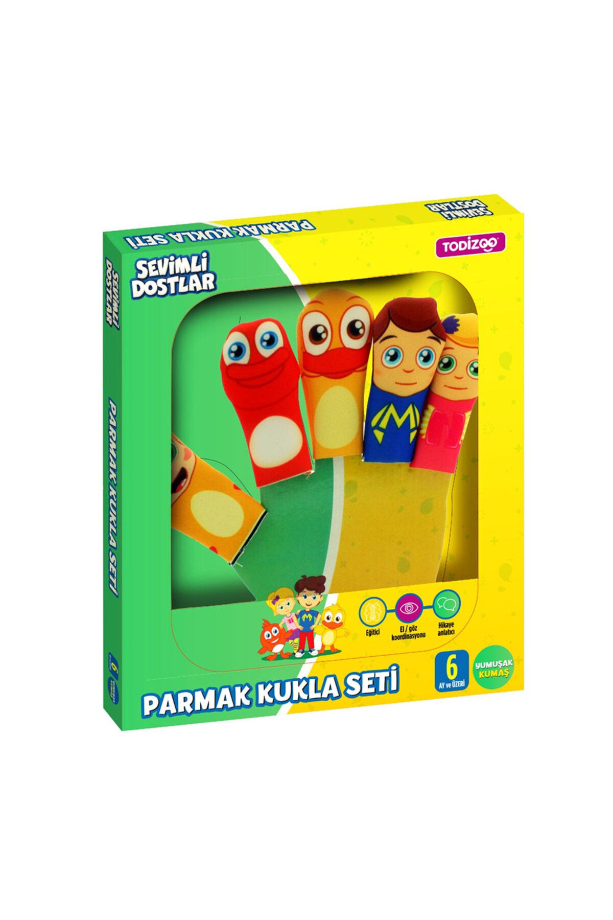 Todizoo Sevimli Dostlar Parmak Kukla Seti 83926