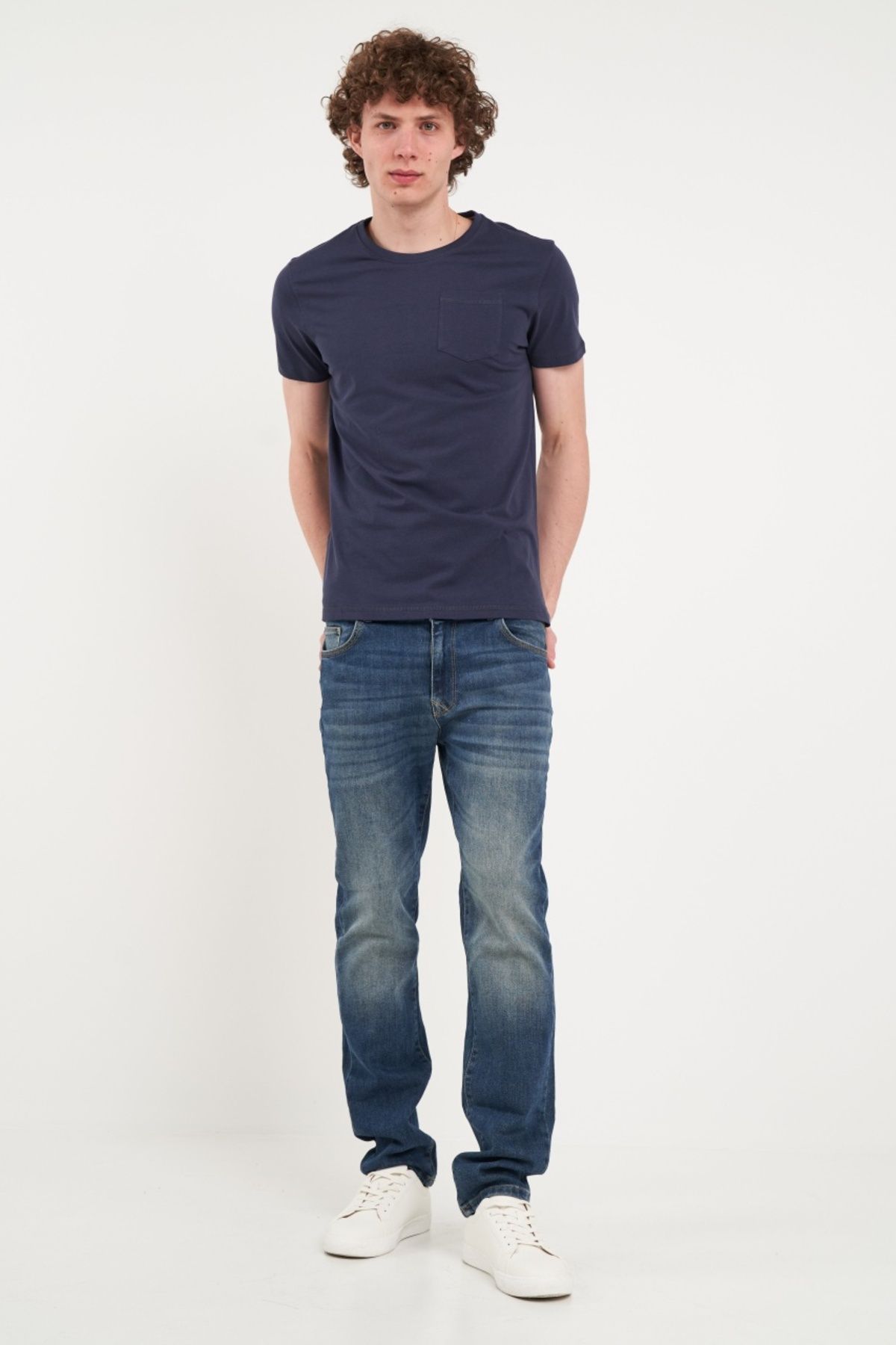 Timeout-Men's solid color T-shirt 8