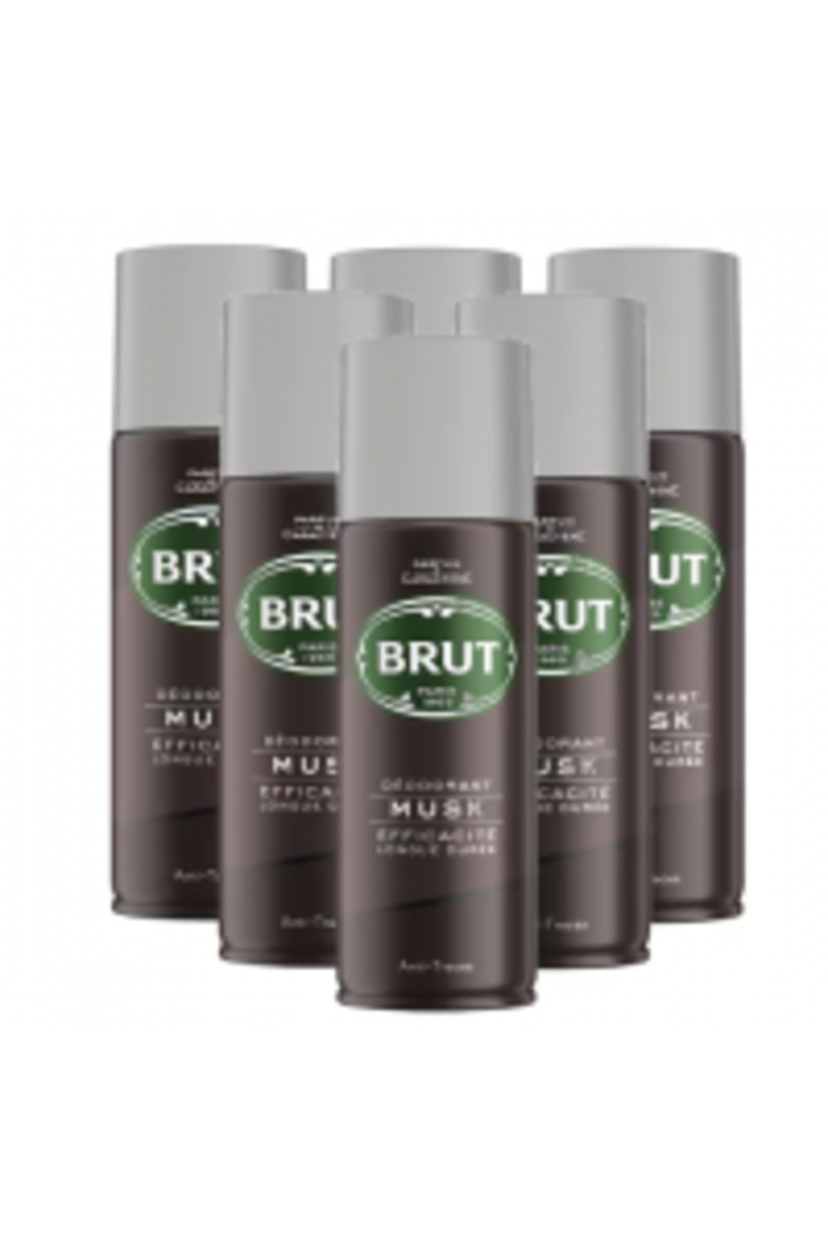 Brut-Brut Musk, spray deodorant pentru bărbați, 6 x 200 ml 1