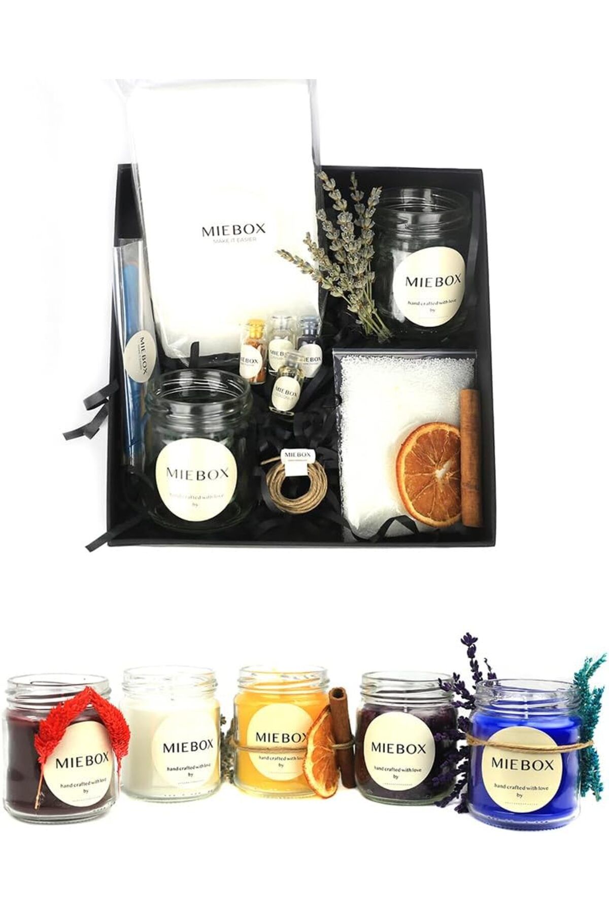 mazıdağı mazzıdağ make it easier Mum Kitleri - Aromaterapi Mum Yapım Seti - Kendin Yap Mum Malzemeleri (Ar