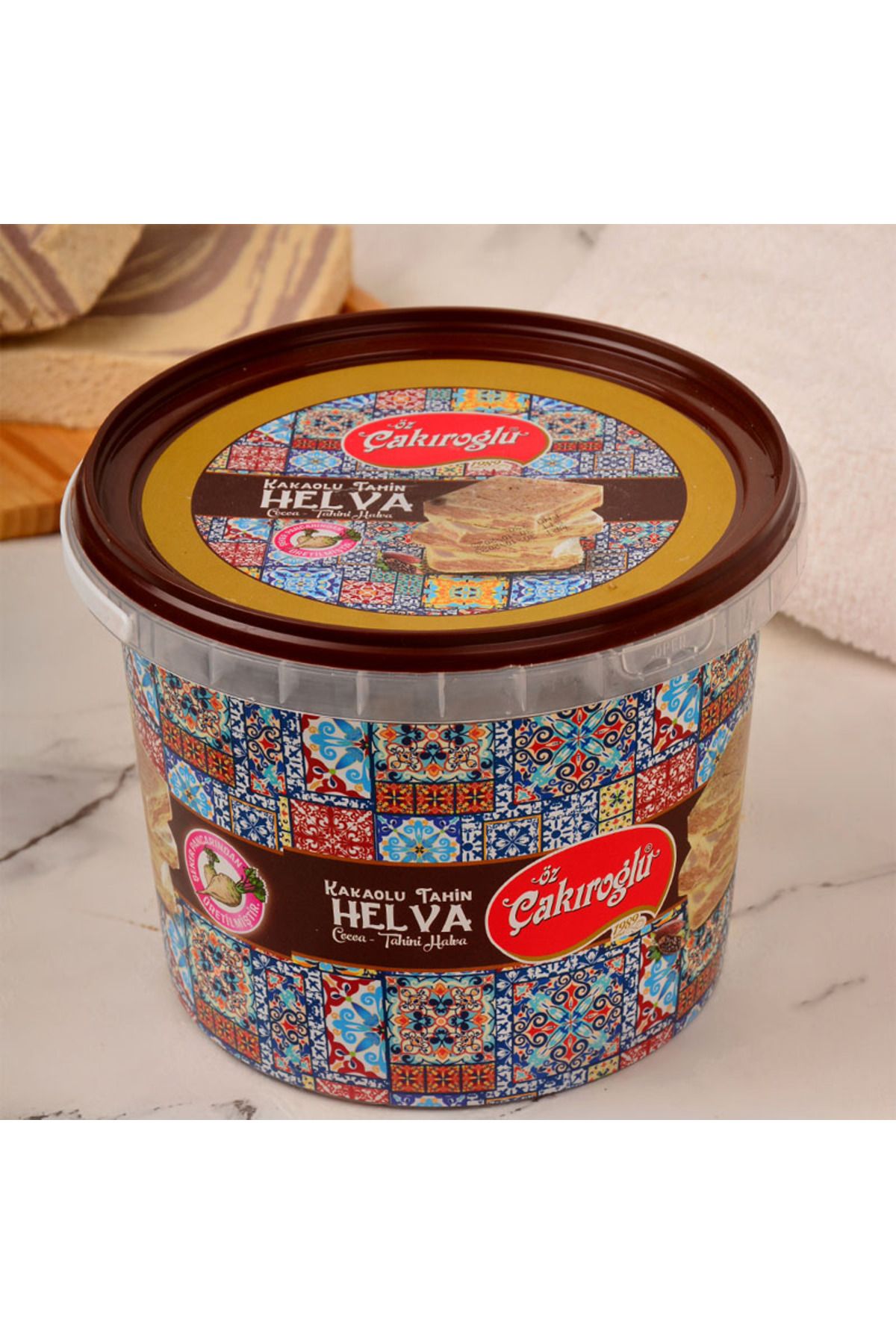 Öz Çakıroğlu Öz Çakıroğlu Kakaolu Tahin Helva Kova 4500 GR