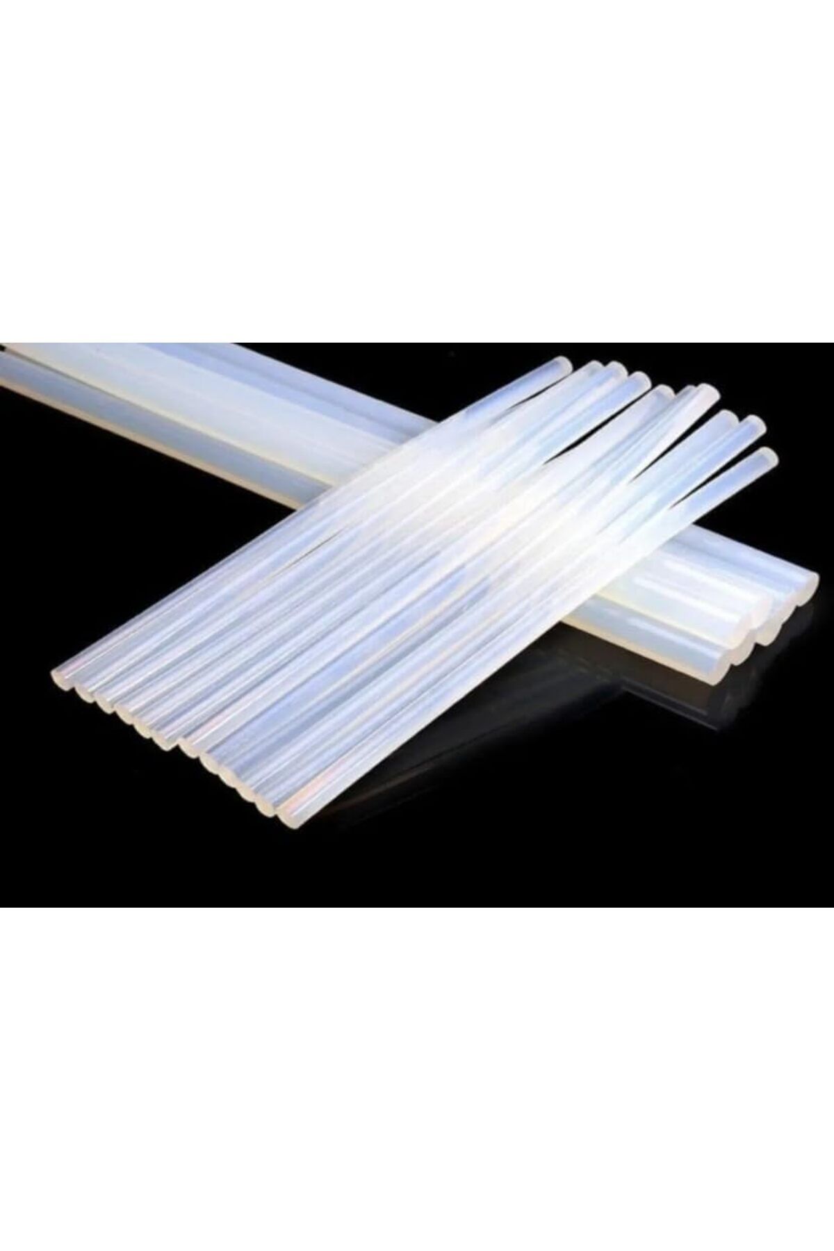 STOREMAX ekn ELEKTRONİK 10 adet mum sıcak silikon, 7mm - 30cm İnce Şeffaf Silikon nci mn 1133631