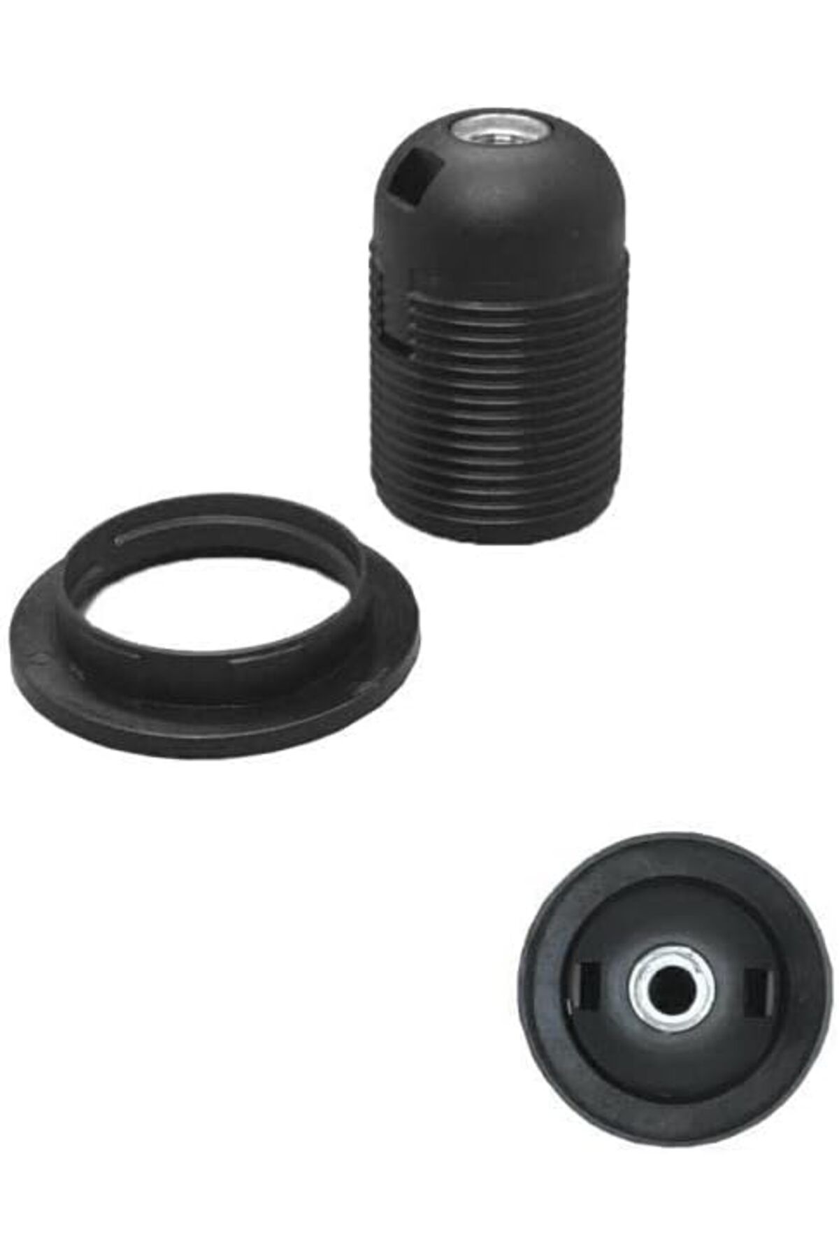 STOREMAX ekn E14 Siyah Dişli Duy Abajur Masa Lambası Lambader Duy nci mn 1133631