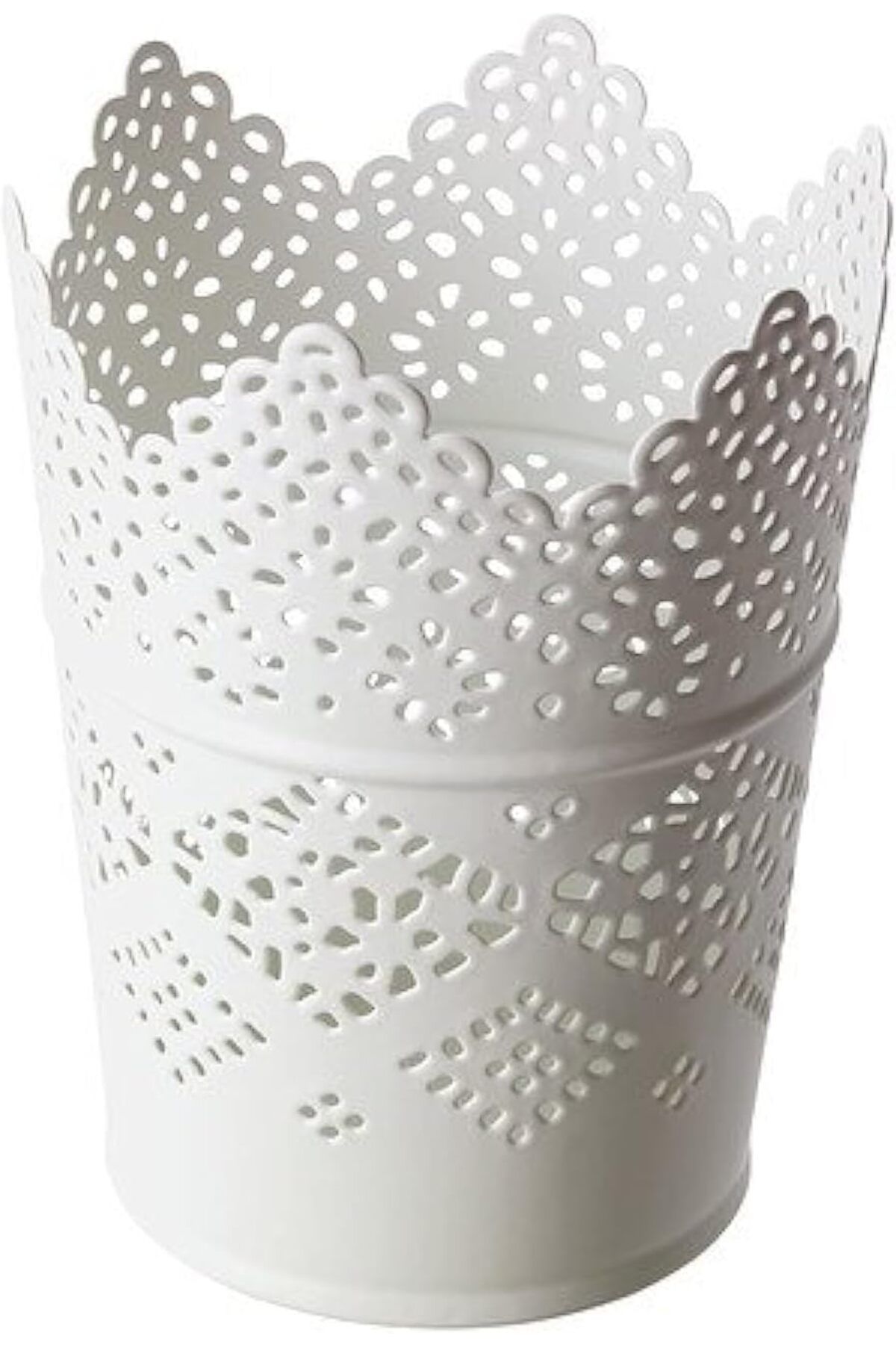 mazıdağı mazzıdağ SKURAR Şamdan, beyaz-11 cm, Metal, Beyaz, 12 x 12 x 9 cm new store 1133631