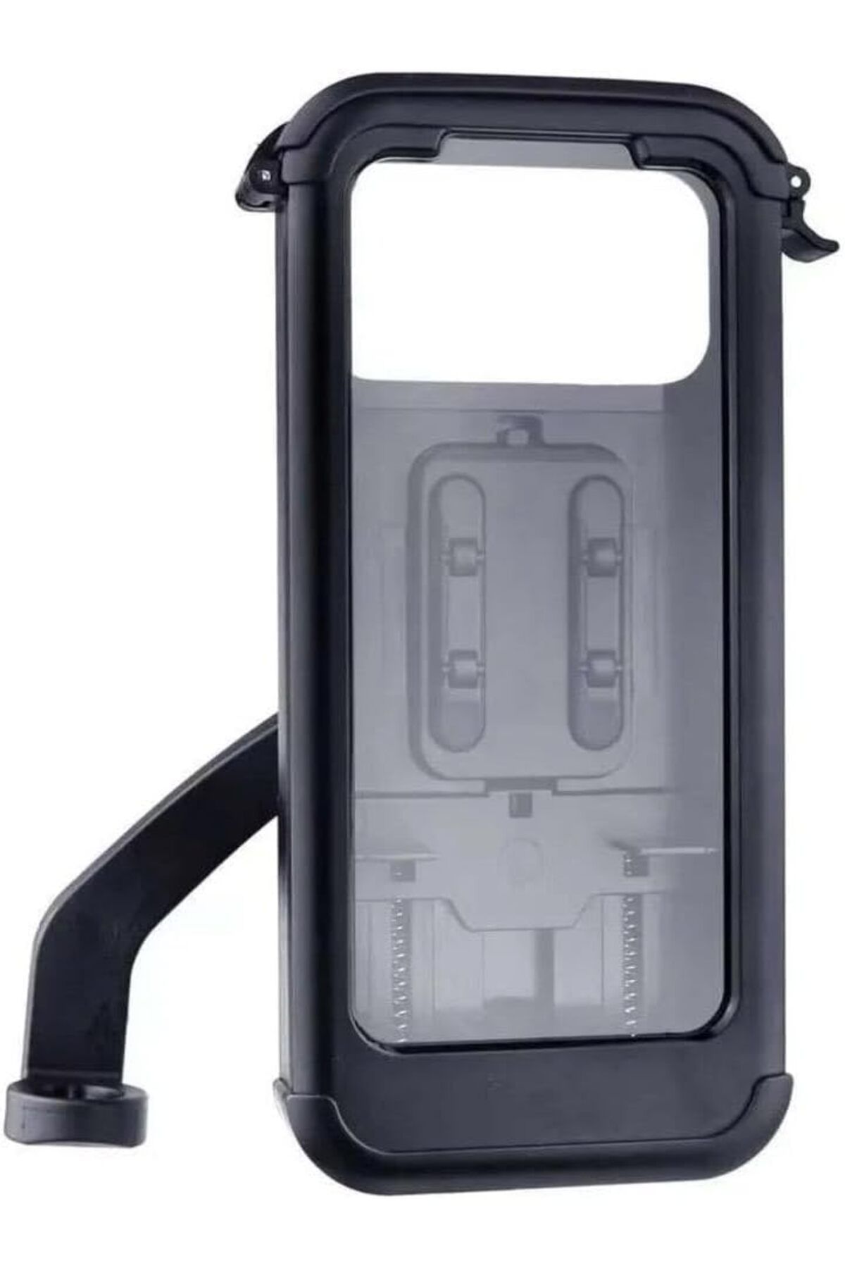 DERİK Simurg NR14 Motosiklet Telefon Tutucu Waterproof Su Geçirmez Ayna Montajlı Dokunmatik Ekranlı Fir