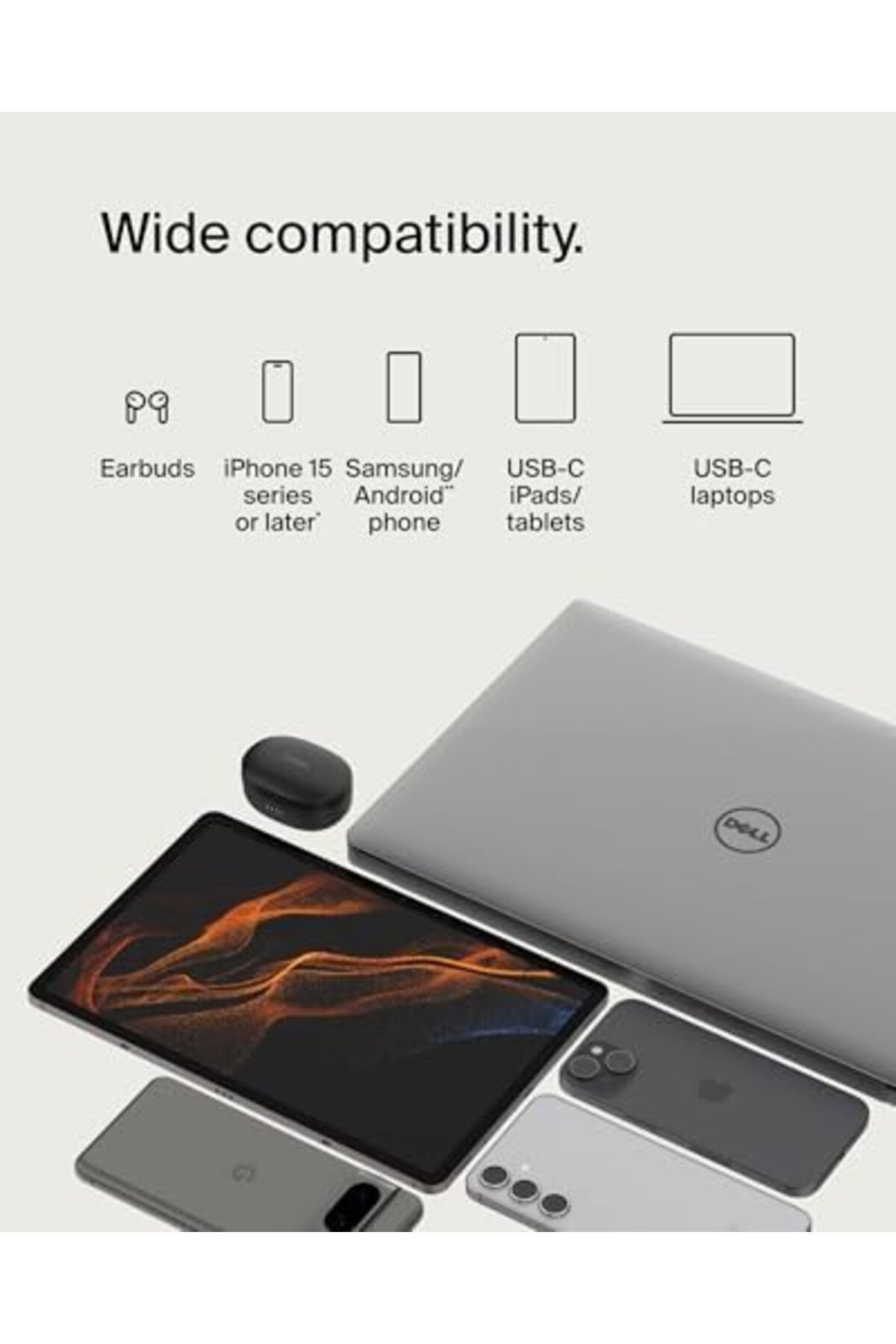 mazıdağı mazzıdağ Boost Charge Örgülü USB-C, Hızlı Şarj Cihazı, USB-C Şarj Kablosu, iPhone 16, 15,