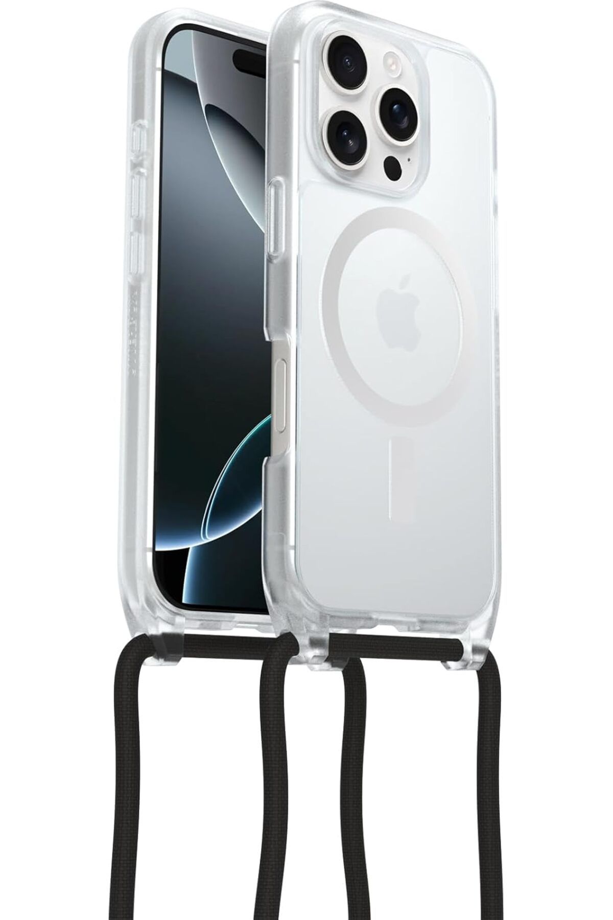 mazıdağı mazzıdağ iPhone 16 Pro Uyumlu MagSafe'li React Kolye Kılıfı, Ayarlanabilir ve Çıkarılabilir