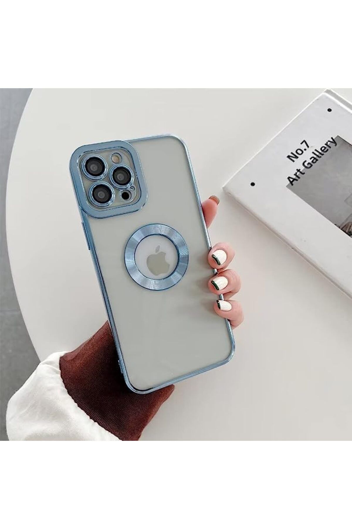 mazıdağı mazzıdağ aks iPhone 14 pro max uyumlu lens korumalı lazer kılıf mavi new store 1133631