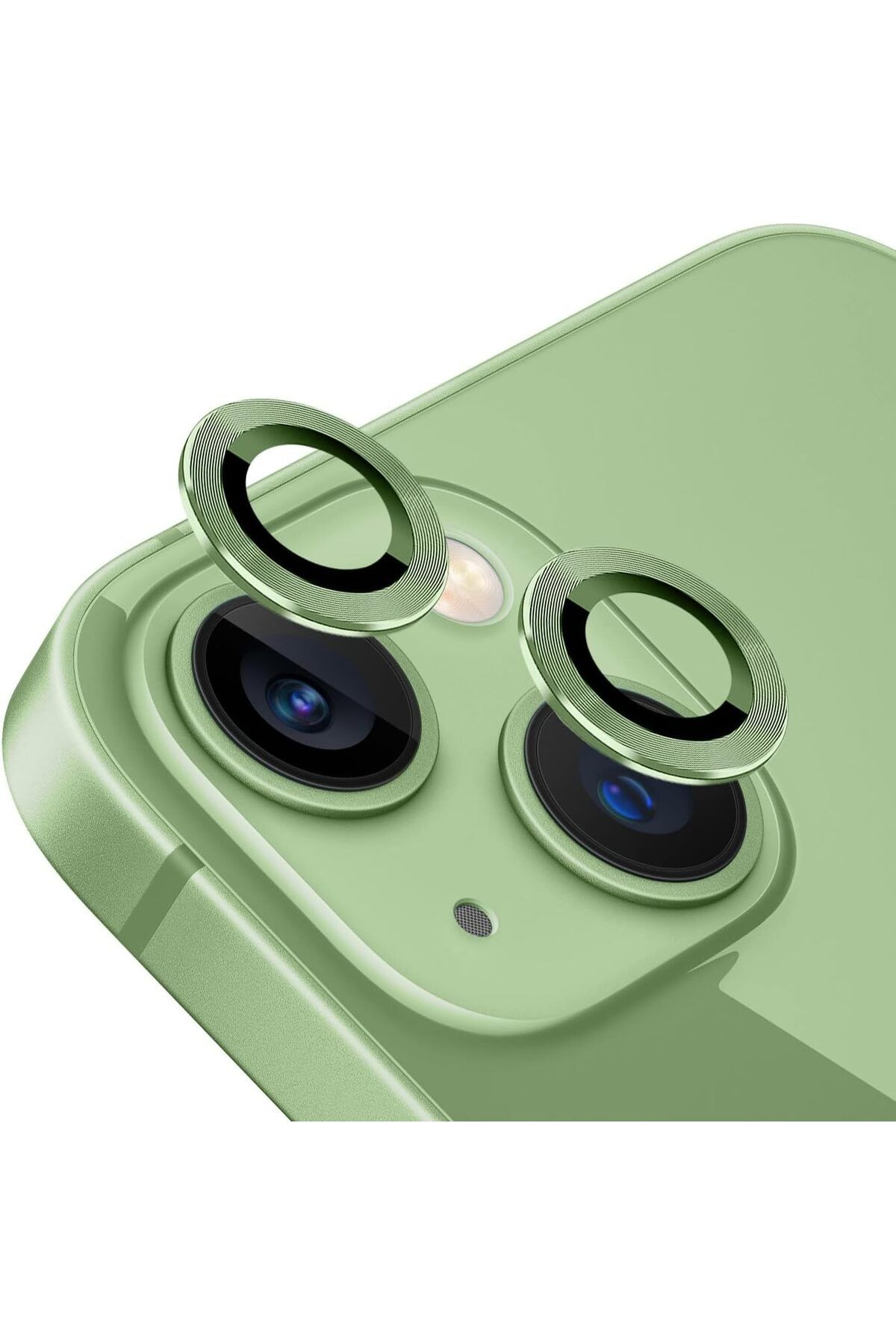DERİK iPhone 13 / iPhone 13 uyumlu Mini için Kamera Lens Koruyucu, Alüminyum 9H Temperli Cam Lens Kamera