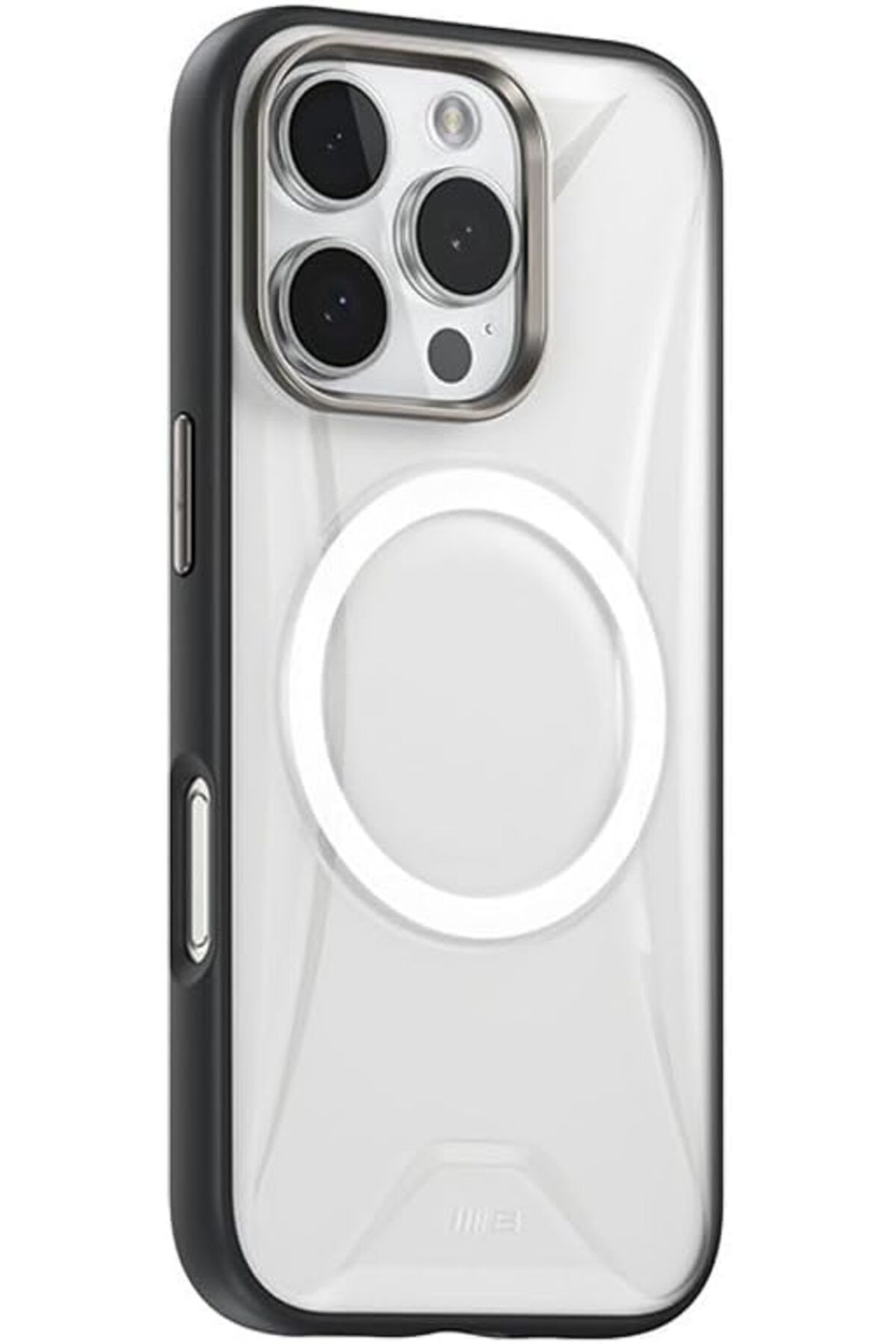 MEGOBİNE WHERE Ape Legend Serisi iPhone 16 Pro / 16 Pro Max Uyumlu Anti-Drop Telefon Kılıfı (Siyah, iPhone