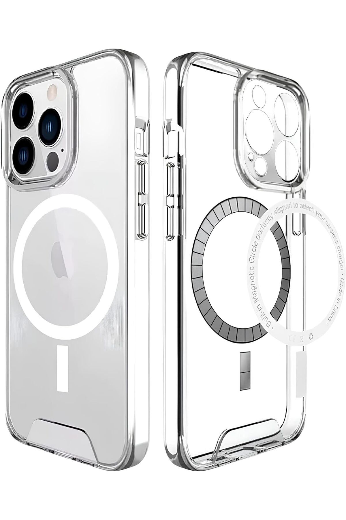 DERİK dsr iPhone 14 Pro Max Uyumlu A+ Kalite Silikon, Yüksek Korumalı Ultra Berrak Kapak, Yükseltilmiş