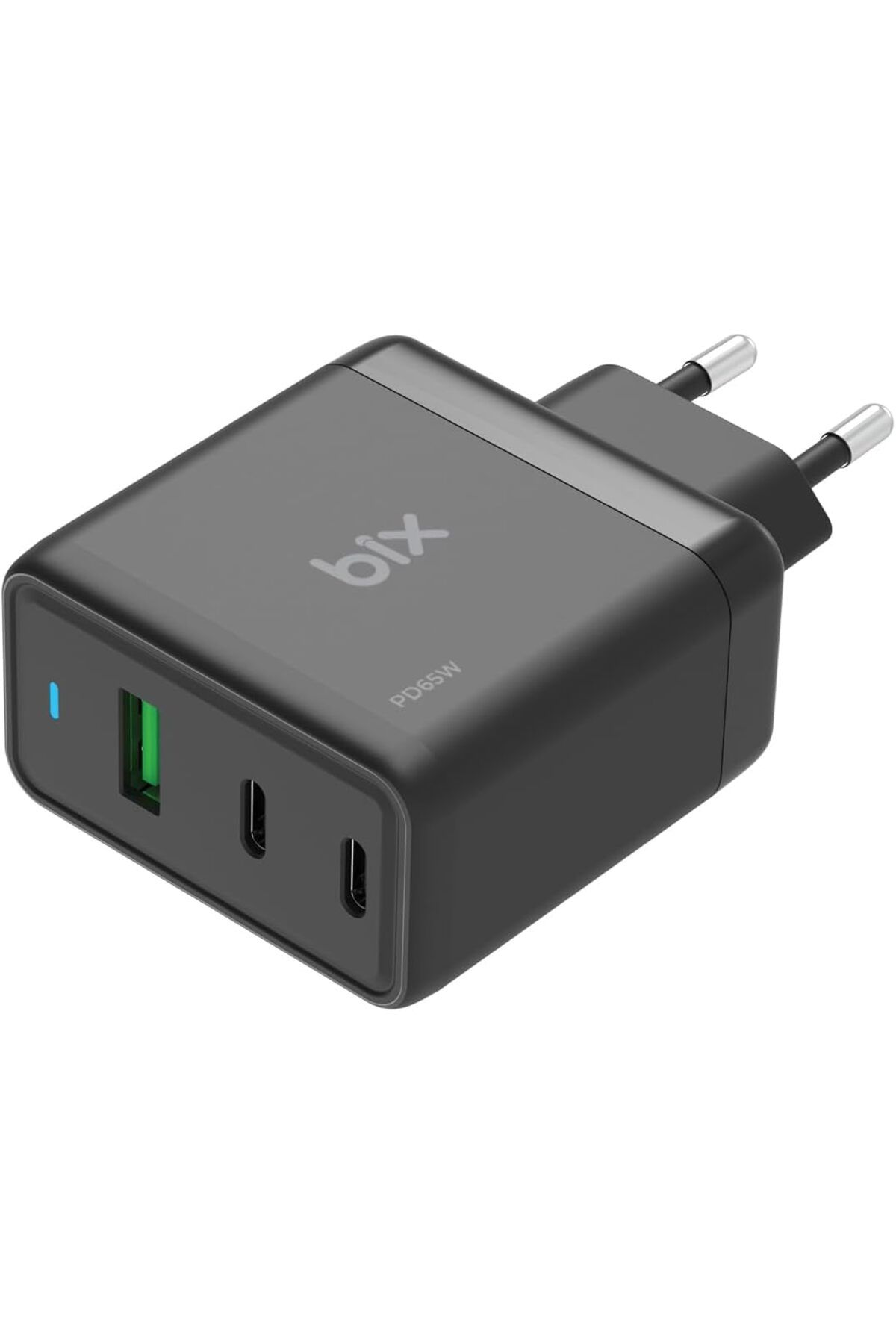 ÇAĞUR BX3P65G 65W GaN Qualcom 4.0 2*Type-C & USB-A 3 Portlu, MacBook Pro/Air, iPad Air/Pro, iP