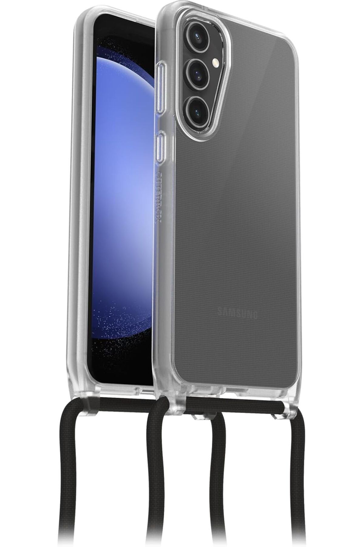 DERİK dsr React Necklace Kılıf Galaxy S23 FE için, ultra ince, koruyucu kılıf, ayarlanabilir ve çı
