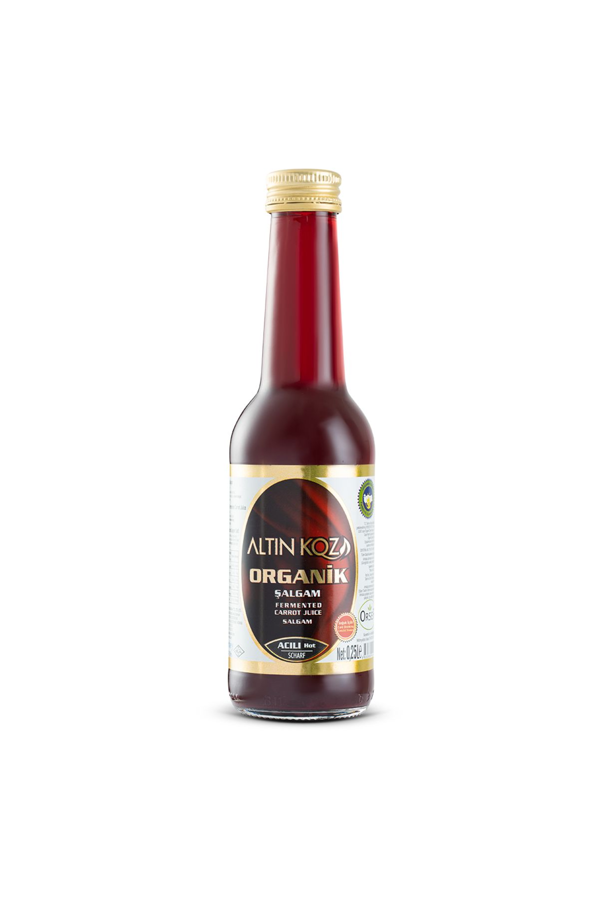 Altınkoza Organik Acılı Şalgam 250ml
