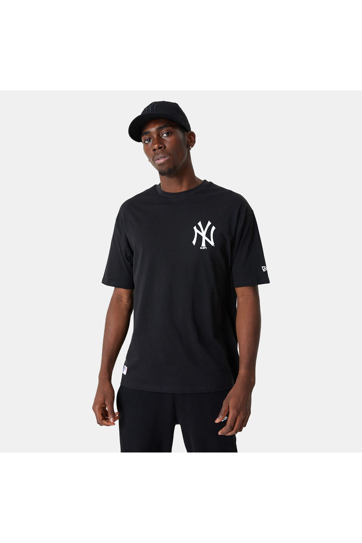 NEW ERA-Mlb Essentls Lc Os Tee - Neyyan Blkwhi 1