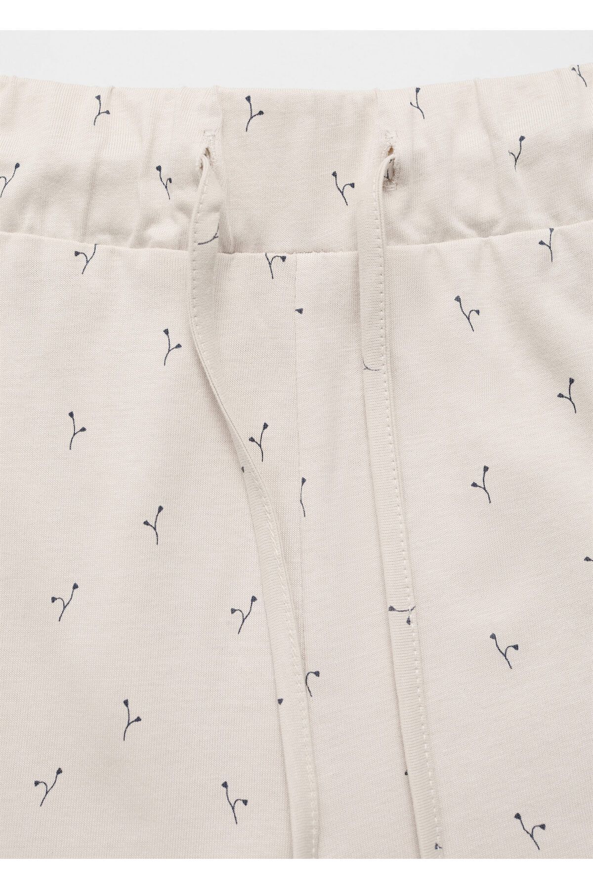 MANGO Woman-Off-White Damen-Pyjamahose 77050272 3