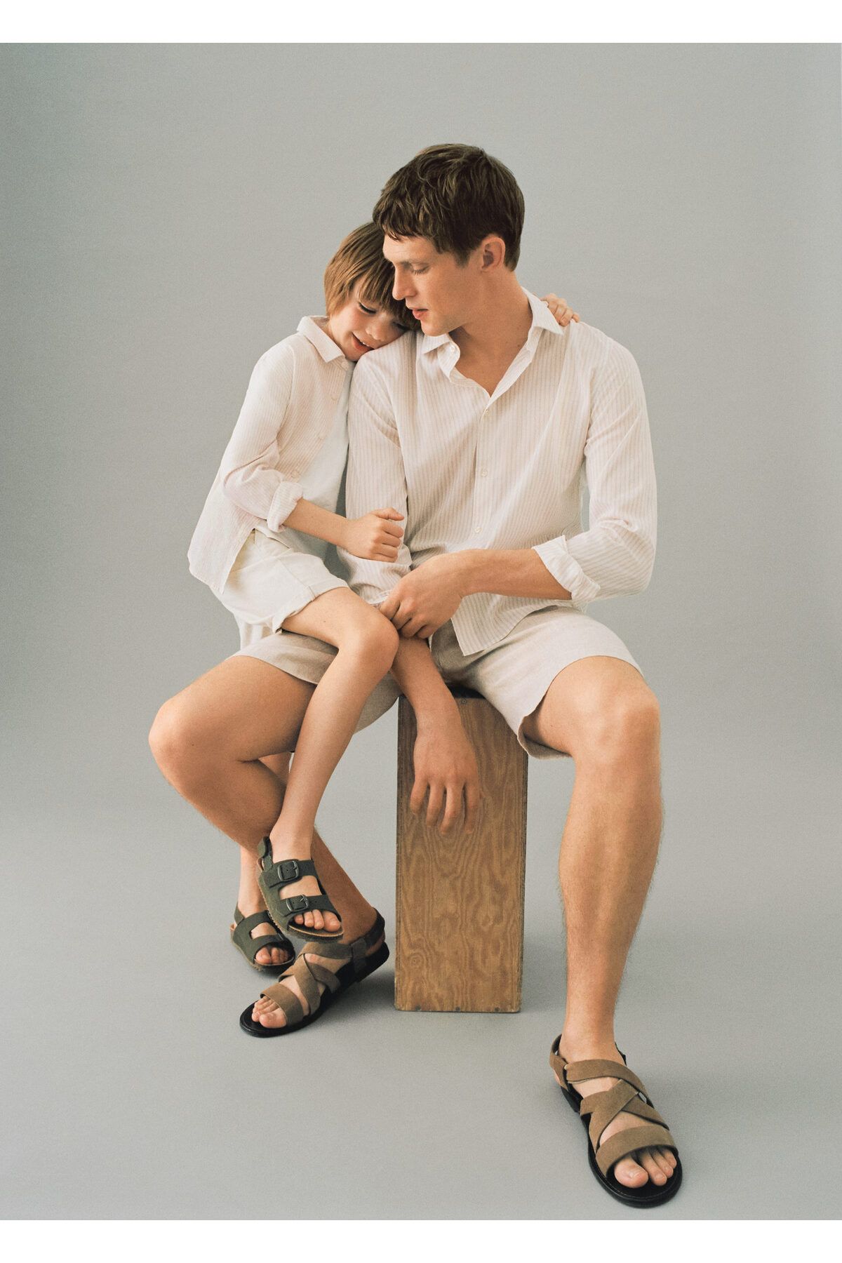 MANGO Man-100% linen shorts 1