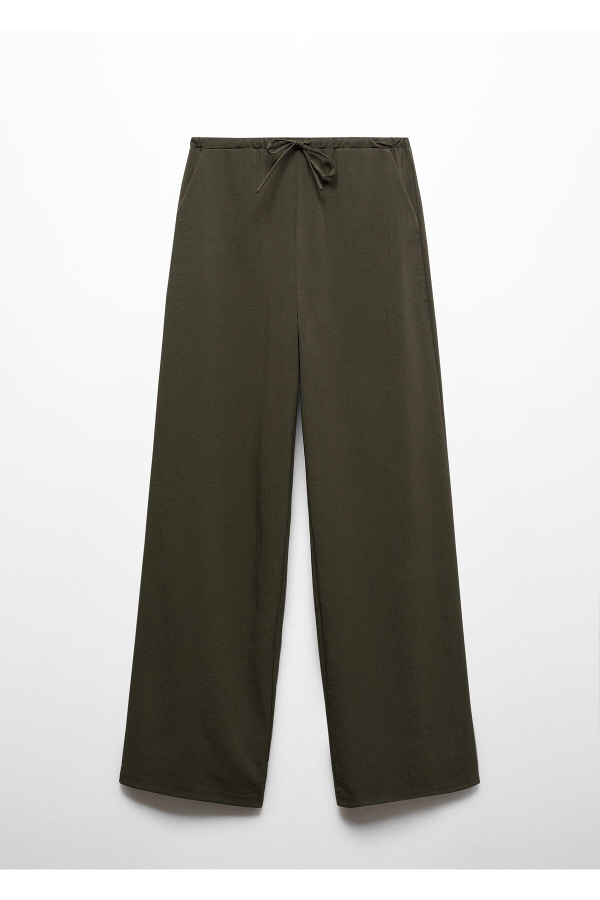 MANGO-Khaki Women's Pants 67068651 5
