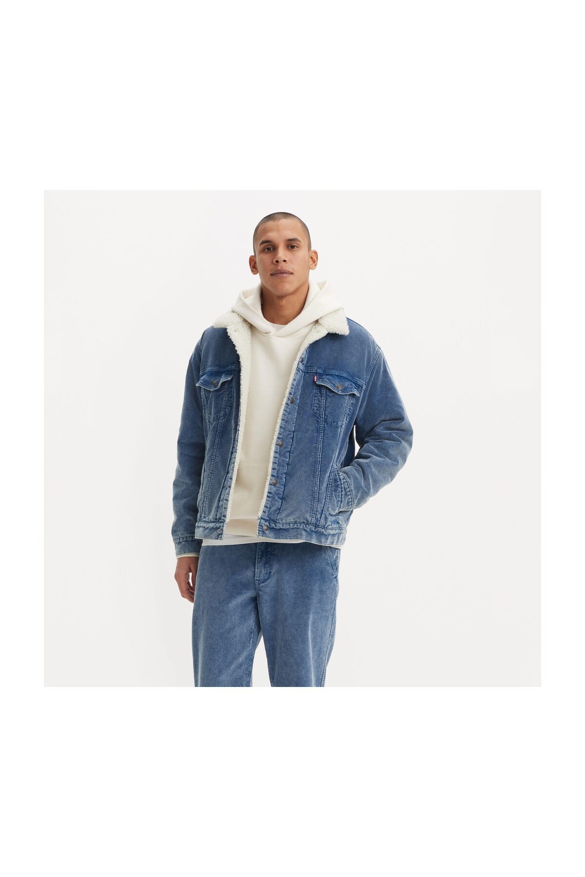 Levi's Luźny Krój Sherpa Trkrl Mężczyzna - XL