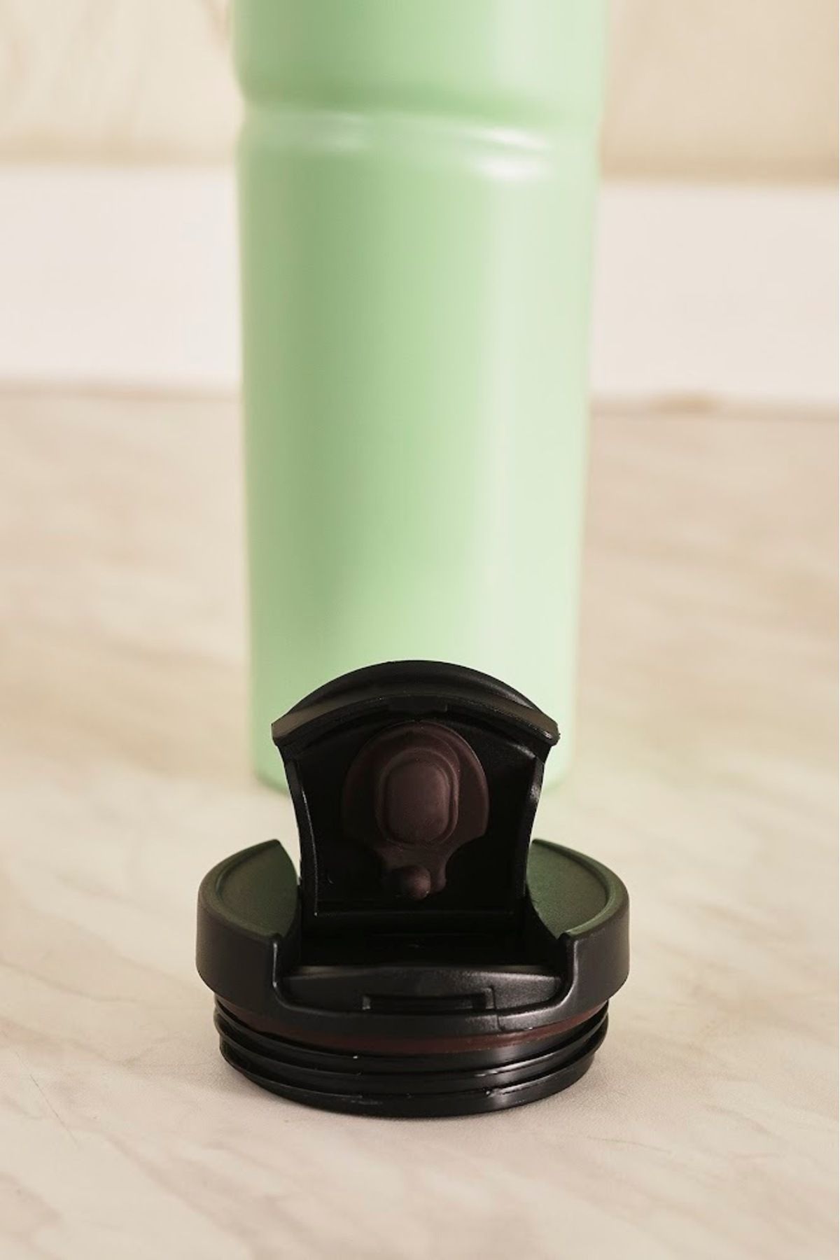 فلاسک سبز Capella Steel Hand Thermos 500 میل نعناع Karaca