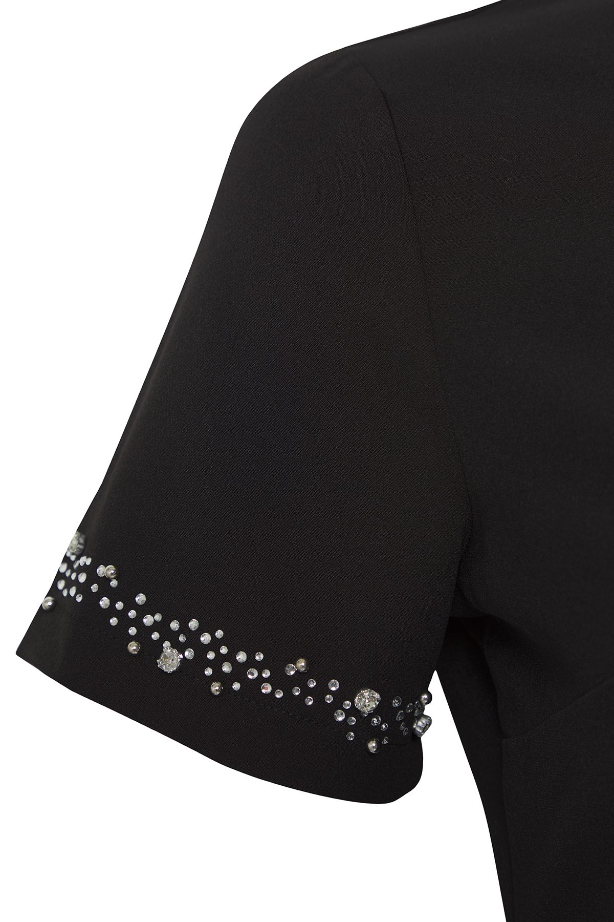Trendyol Curve-Μαύρο Finike Woven Φόρεμα Plus Size 13
