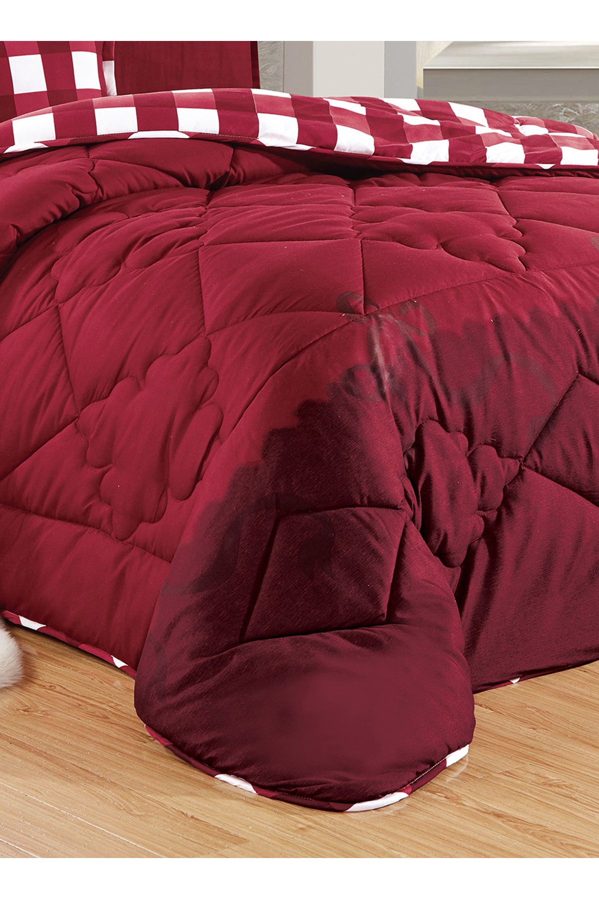 Generic-Comforter Set 4 Piece Single Size Elegant Bedspread Lightweight Comforter Duvet included 4