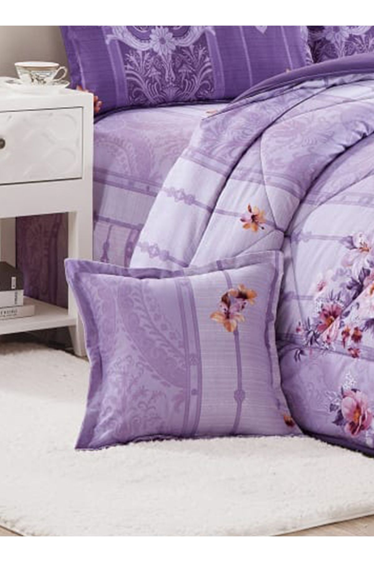 Generic-Comforter Set King Size 6 Pieces Comforter Set Twin Unisex Bedding Set 3