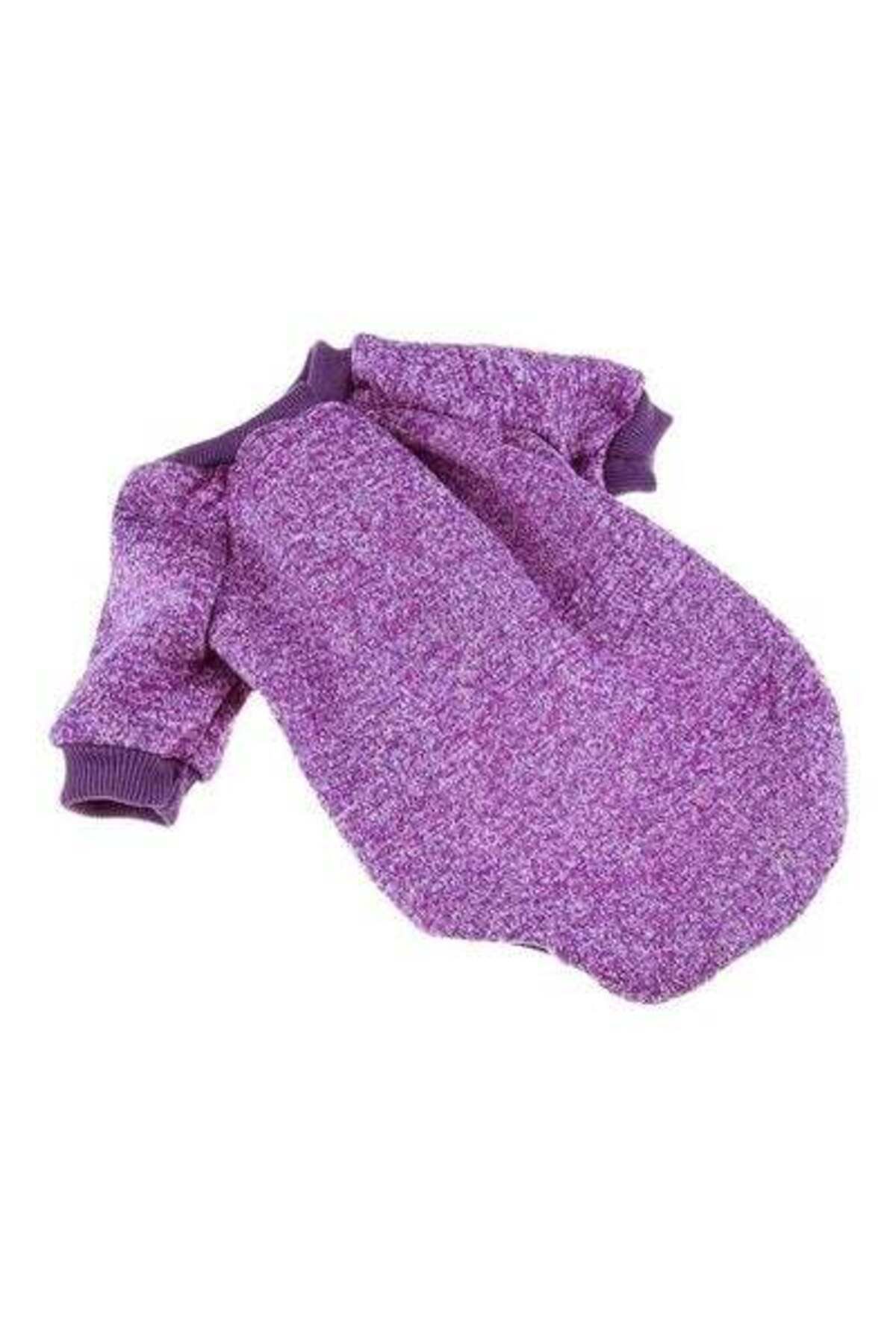 HALAMODO-Casual Winter Sweater With Hoodie Purple XS 1