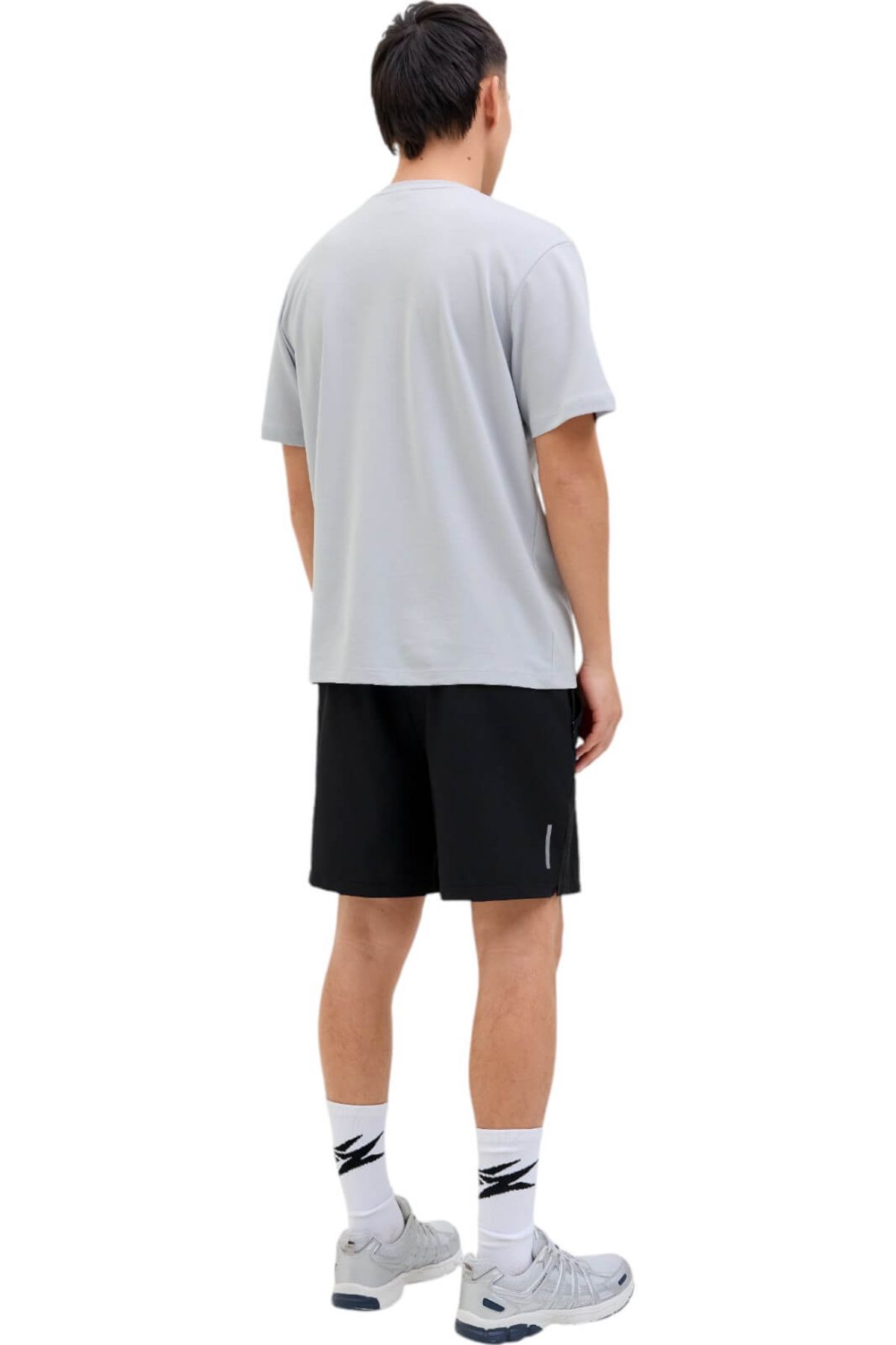 Jack & Jones-Tricou JACK &JONES Fusion Full Branding - 12273120-Gray Dawn 2