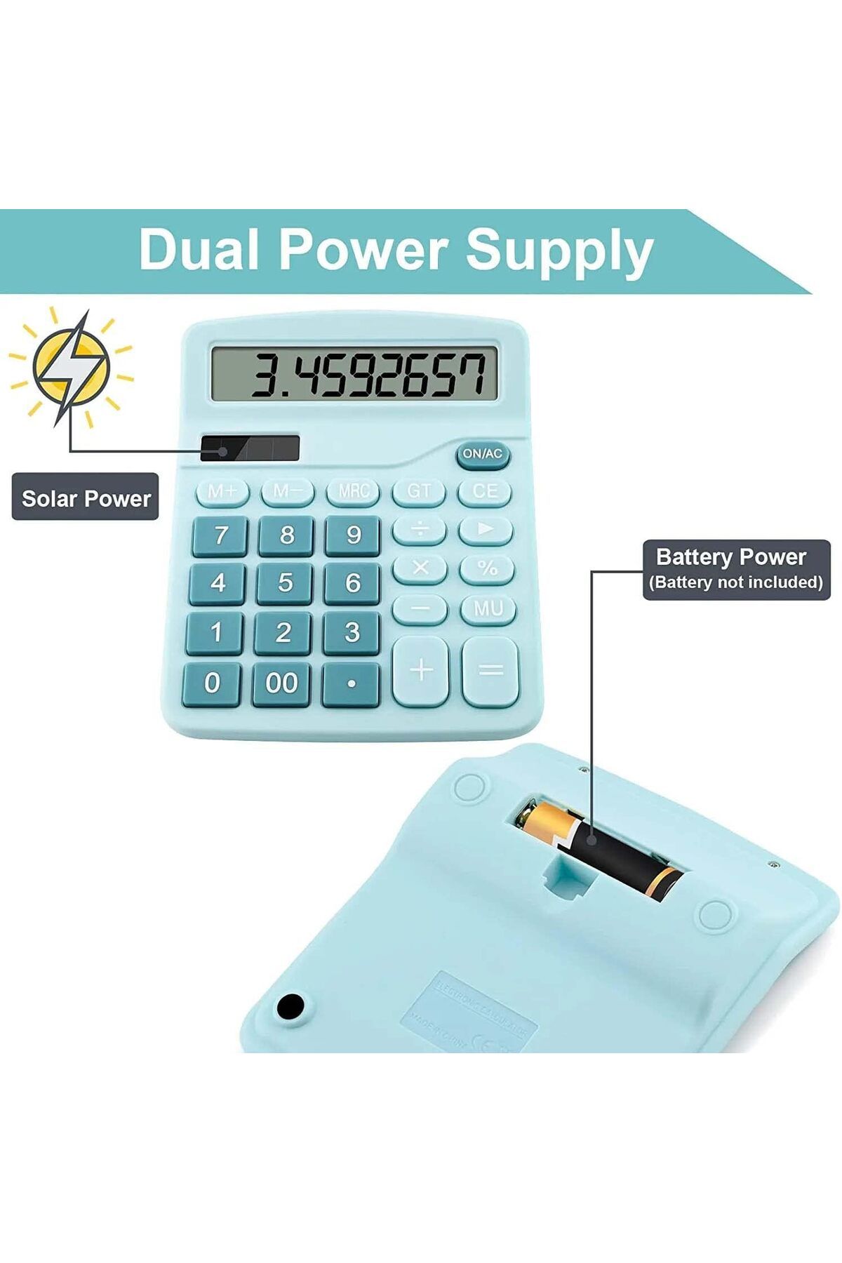 fulina-Office Desk Calculator, Calculator with Big Button Large Display for Office Home and School 3