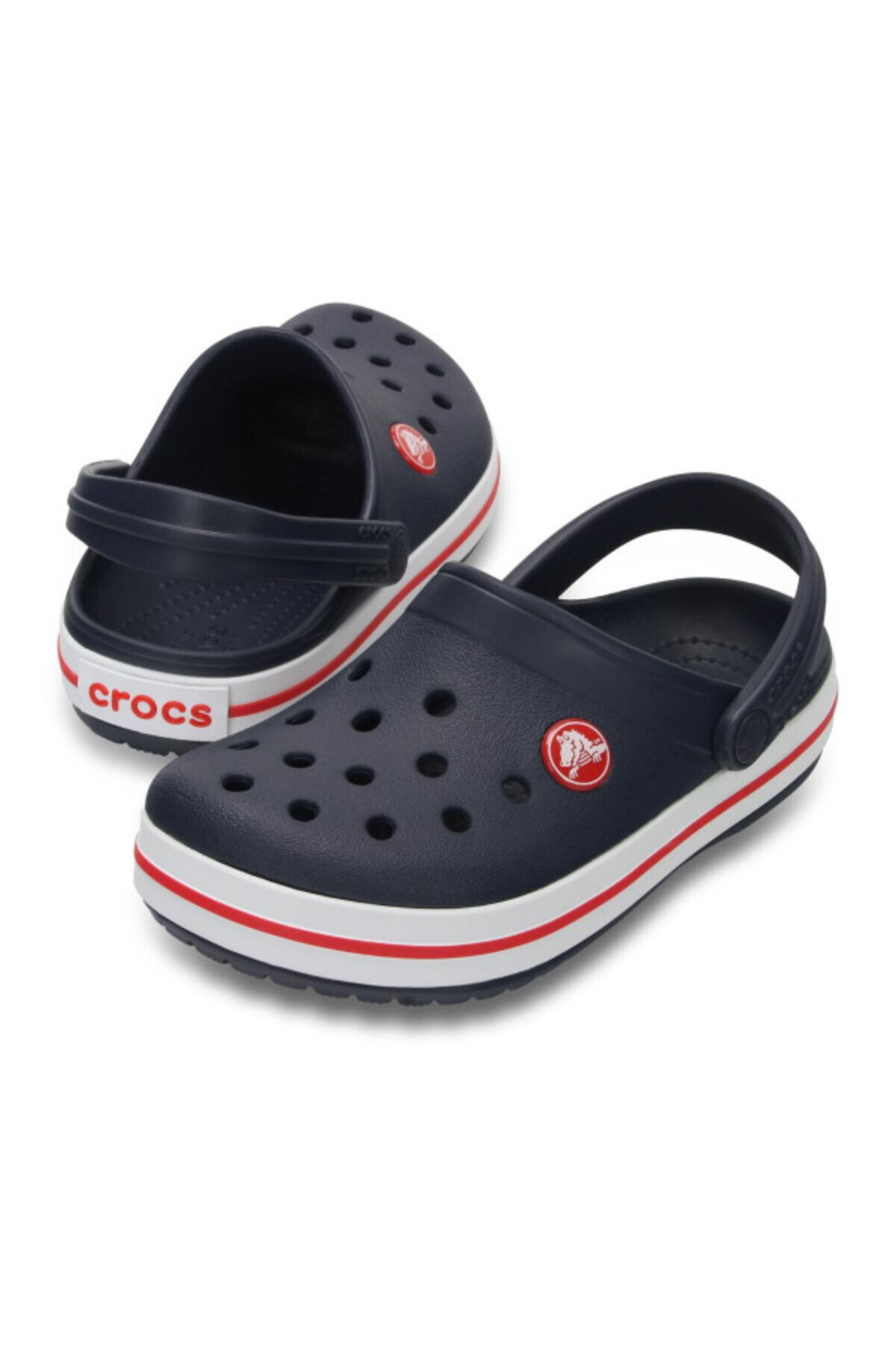 Crocs-Saboti crocband toddlers new clog - navy/red 6
