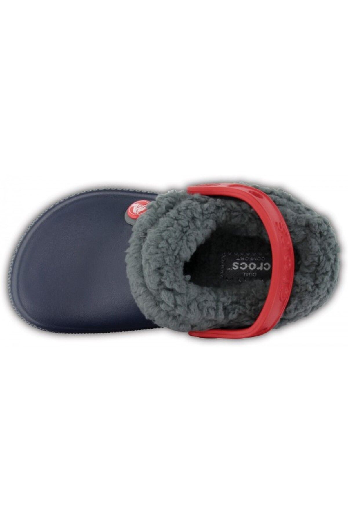 Crocs-Saboti kids' classic blitzen iii lined clog - navy/slate grey 3