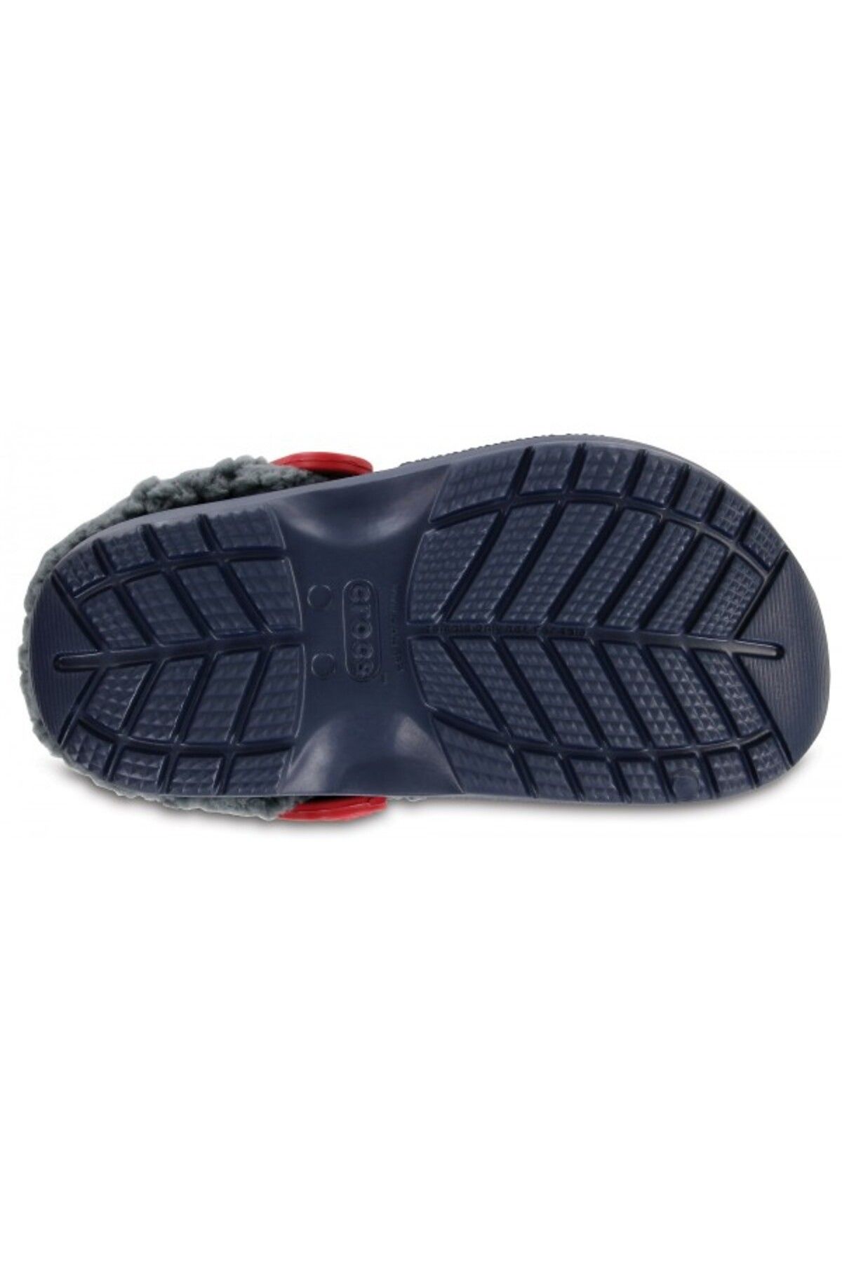 Crocs-Saboti kids' classic blitzen iii lined clog - navy/slate grey 4