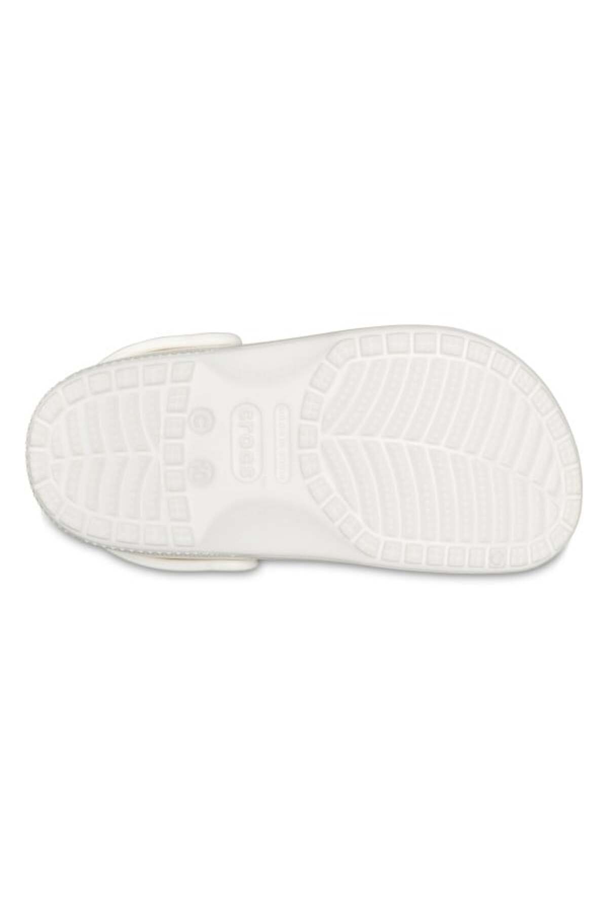 Crocs-Saboti classic toddler crystals pearls clog - white 6