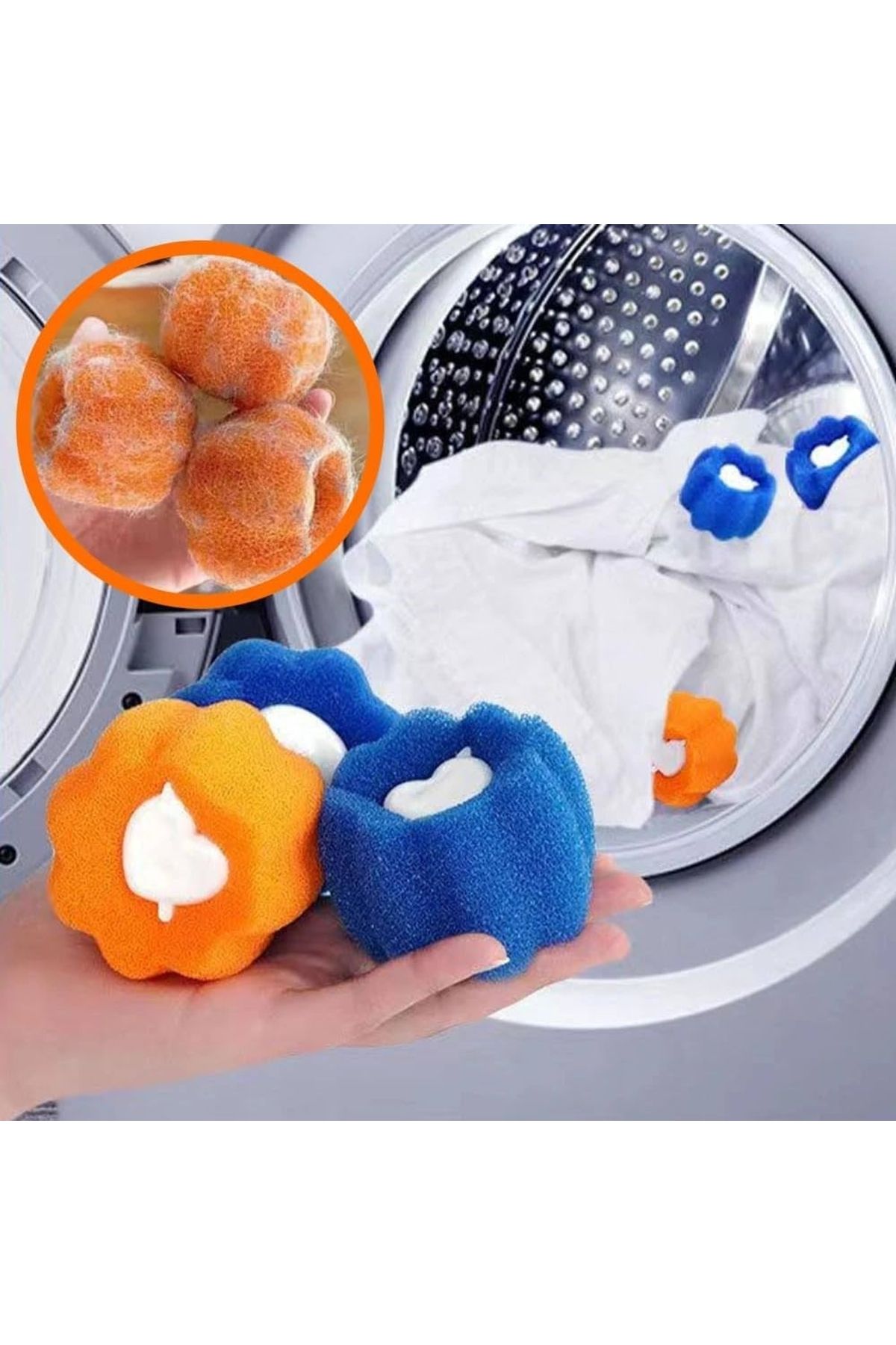 SAVA HOME COLLECTİON Çamaşır Makinesi Tüy Toplama Topu