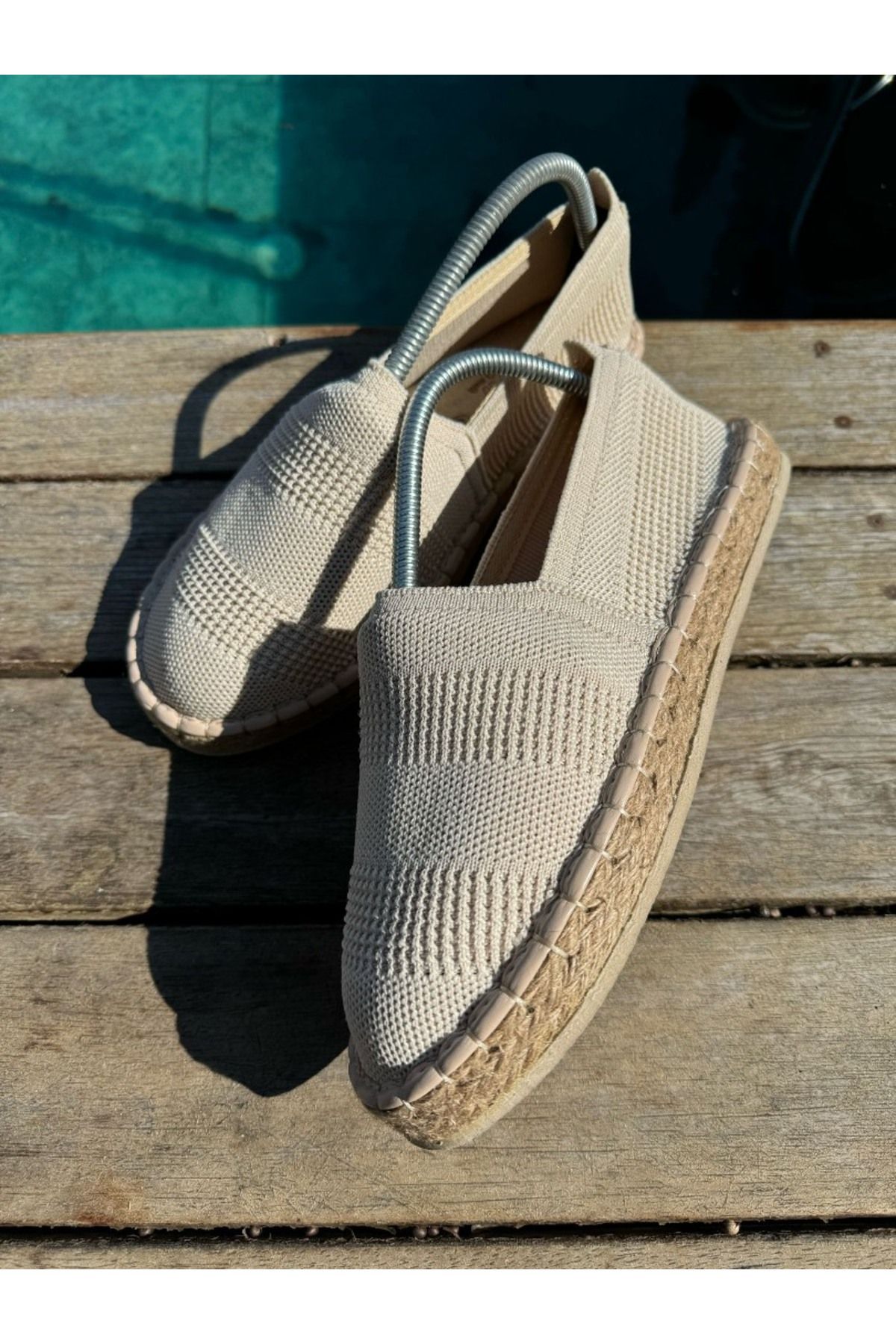 by selvi Lukka Shoes Holly Erkek Bej Triko Espadril