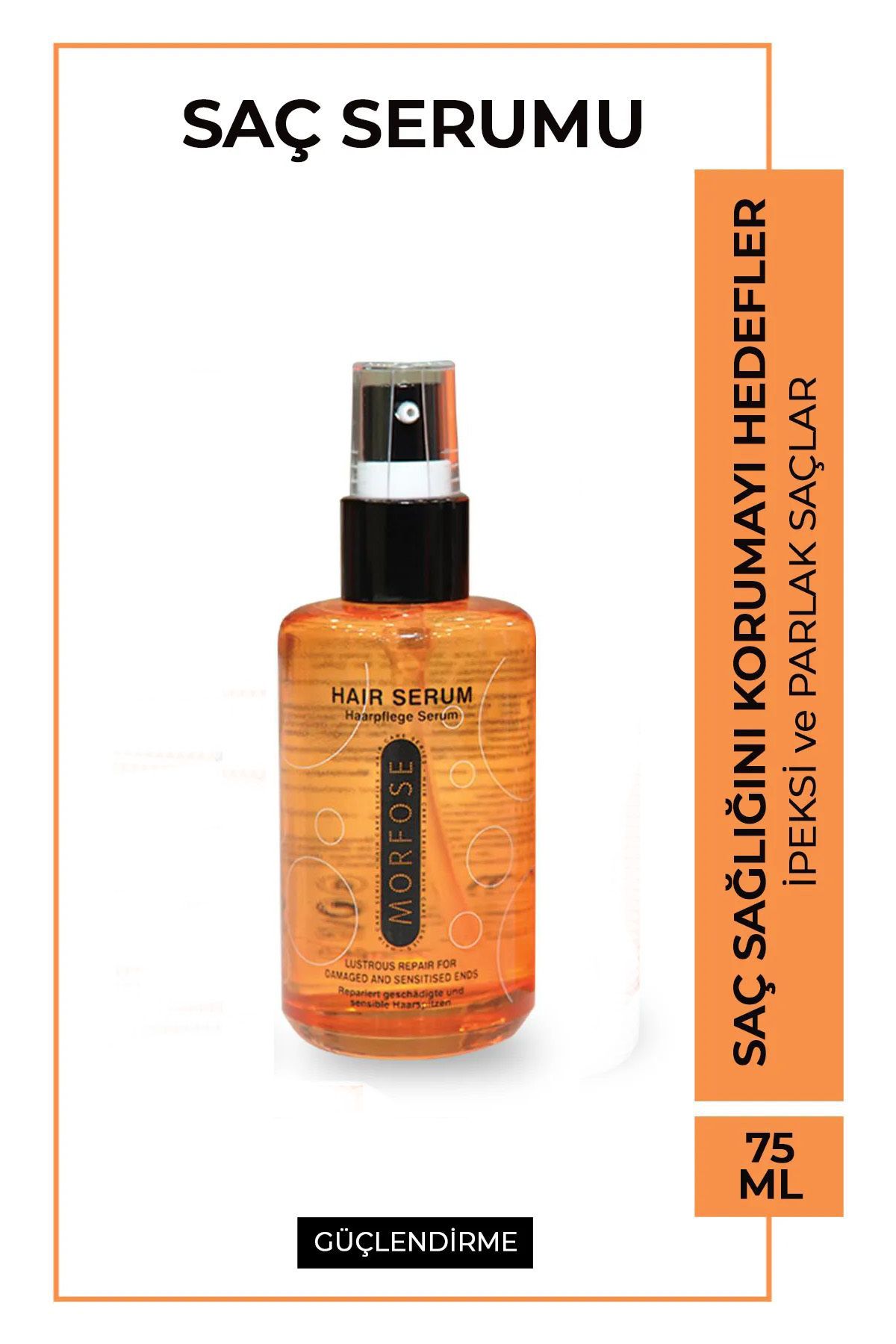 pazarella Argan Saç Serumu 75 ML - Boyalı ve Röfleli Saçlar - mrfs