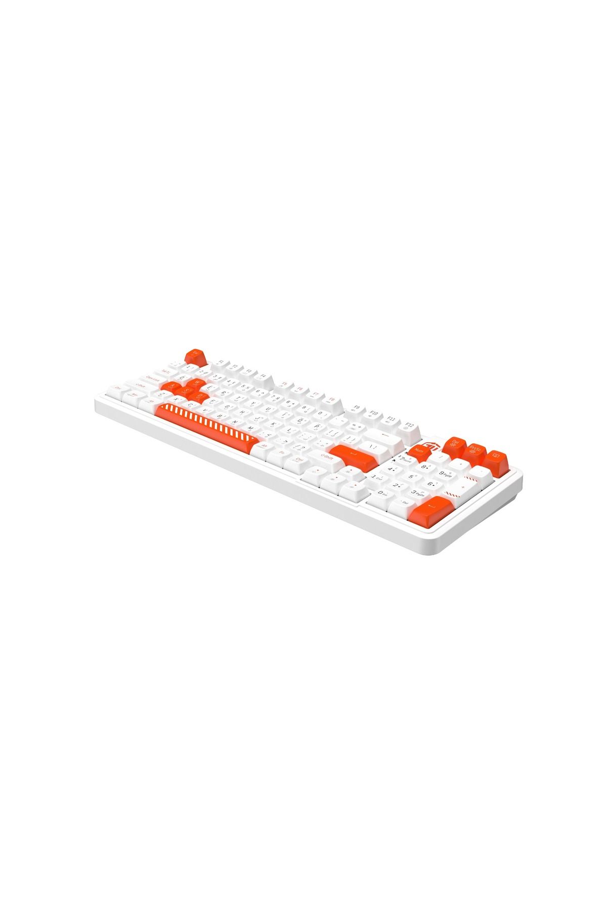 Gamertek-GamerTek Arcade Keys Wireless Mechanical Gaming Keyboard White 2